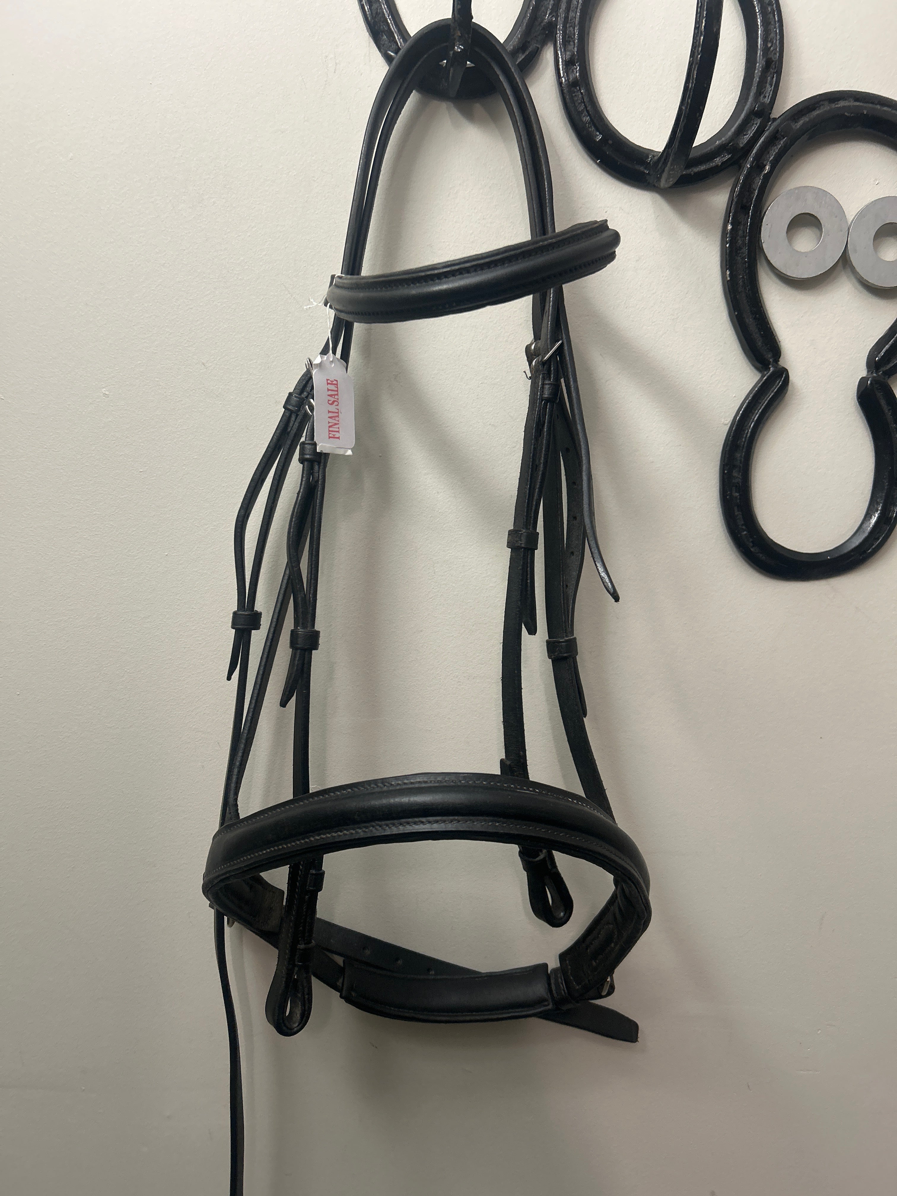 Chetak Black Snaffle Bridle-Bridle-Consignment-Evolution Equestrian Co.