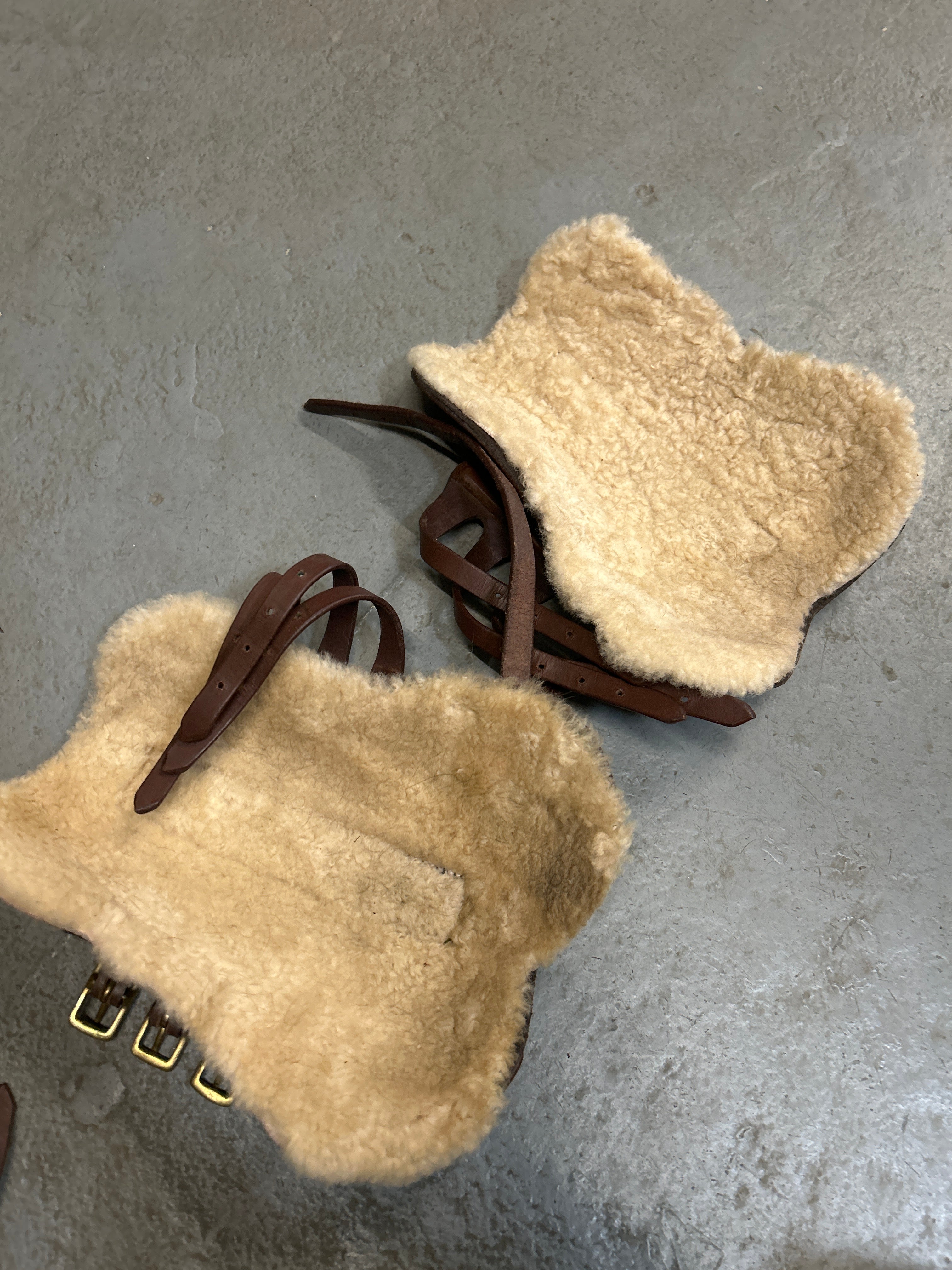 Chetak Leather Boots with Sheepskin Lining-Horse Boots-Consignment-Evolution Equestrian Co.