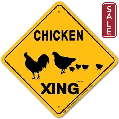 Chicken Crossing Sign-Stable Supplies-Can Pro Equestrian Supply-Evolution Equestrian Co.