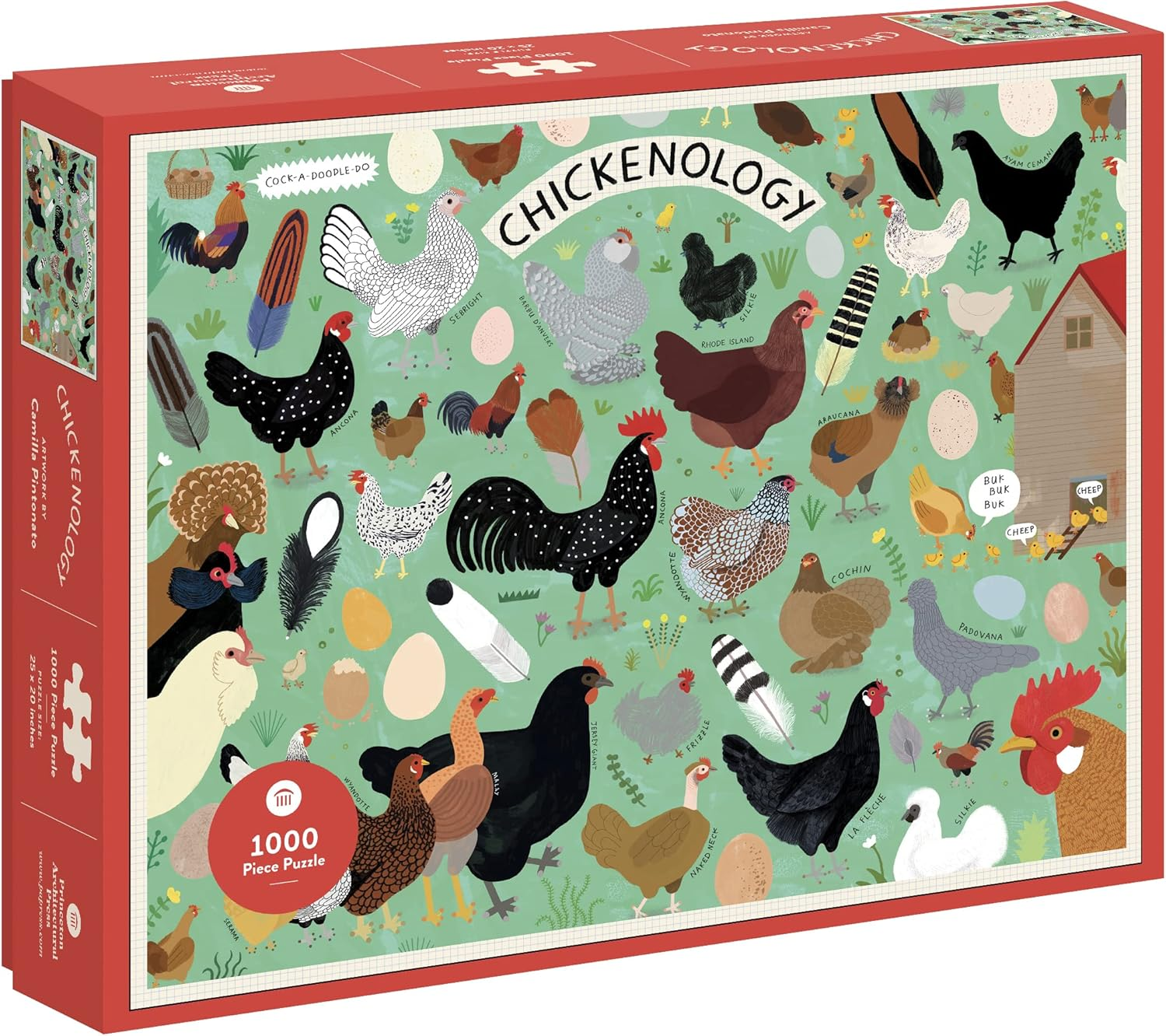 Chickenology 1000 Piece Puzzle-Gift-Can Pro Equestrian Supply-Evolution Equestrian Co.