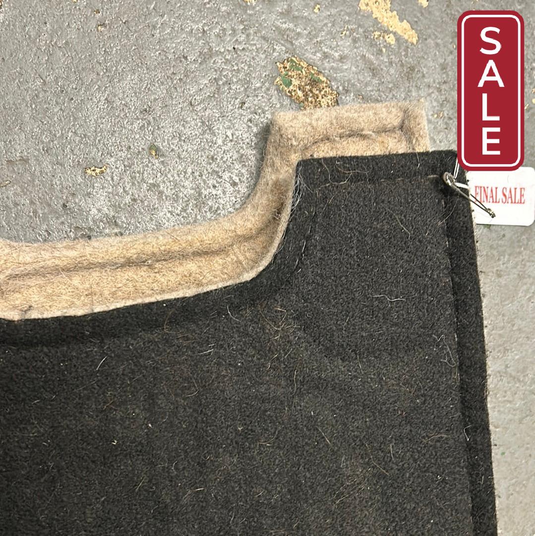 Classic Equine Zone Suede Top Black Saddle Pad-Western Saddle Pad-Consignment-Evolution Equestrian Co.