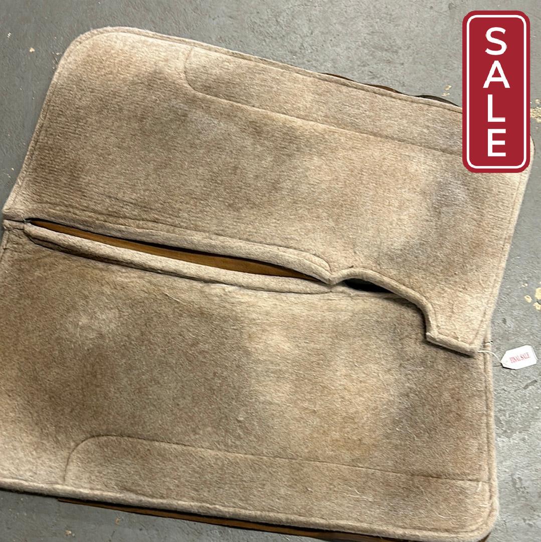 Classic Equine Zone Suede Top Black Saddle Pad-Western Saddle Pad-Consignment-Evolution Equestrian Co.