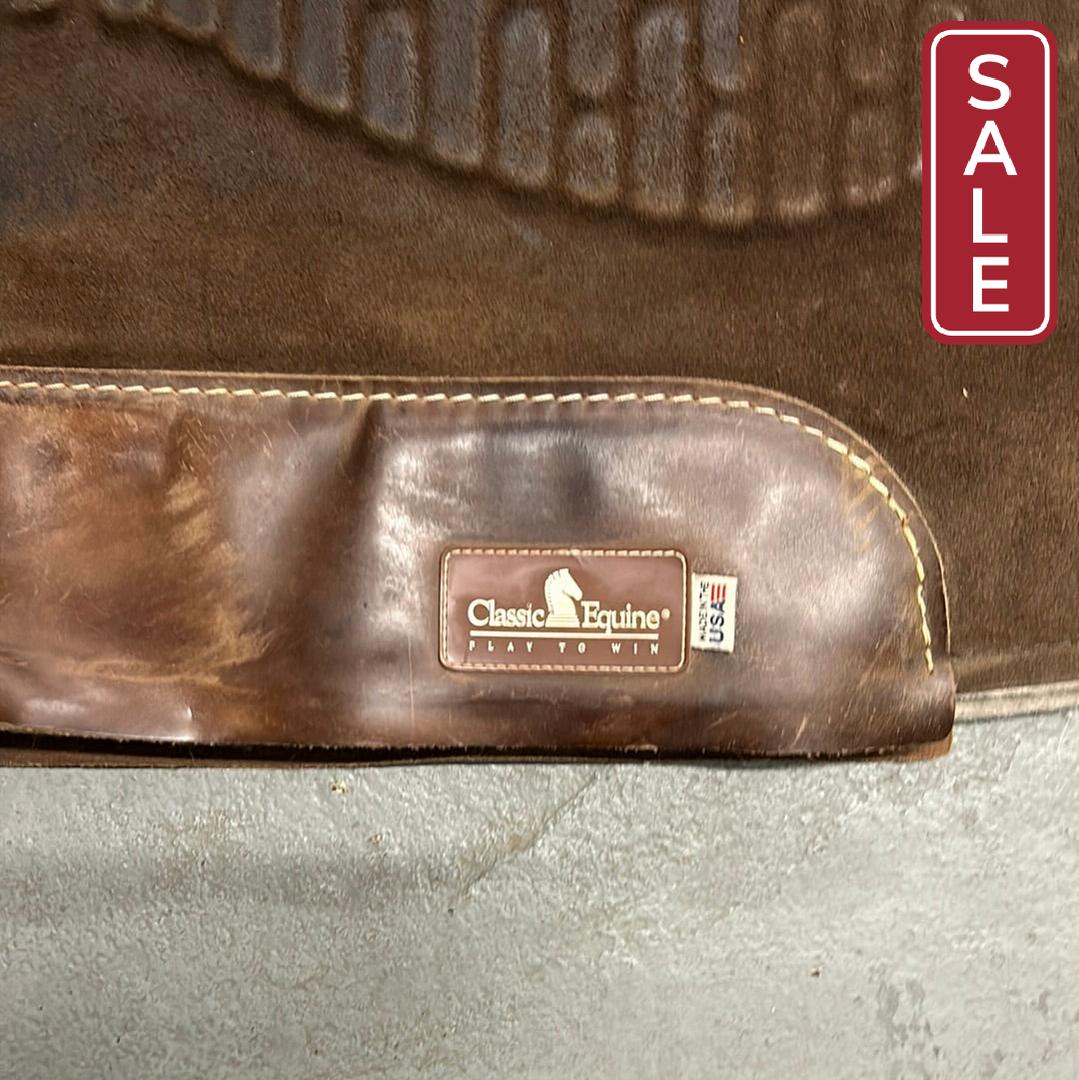 Classic Equine Zone Suede Top Saddle Pad-Western Saddle Pad-Consignment-Evolution Equestrian Co.