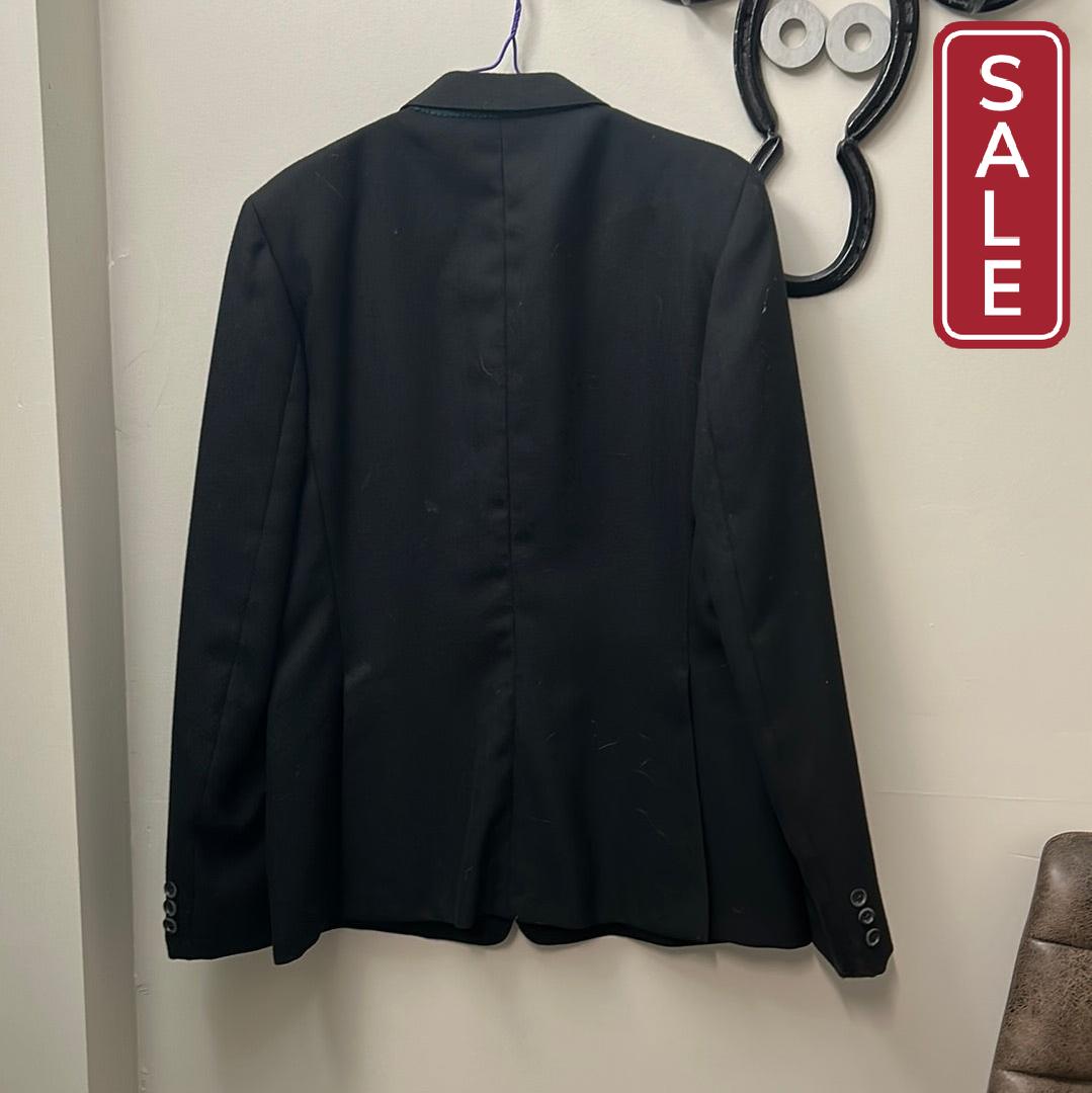 Classic Wool Black Show Jacket Ladies Large-Riding Clothes-Consignment-Evolution Equestrian Co.