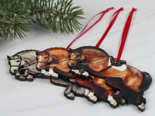 Load image into Gallery viewer, Classy Equine Bay Jumping Horse Ornament-Christmas-Classy Equine-Evolution Equestrian Co.
