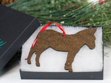Load image into Gallery viewer, Classy Equine Miniature Donkey Christmas Ornament Gift Decor-Christmas-Classy Equine-Evolution Equestrian Co.
