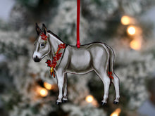 Load image into Gallery viewer, Classy Equine Miniature Donkey Christmas Ornament Gift Decor-Christmas-Classy Equine-Evolution Equestrian Co.
