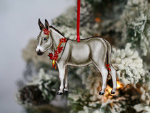 Load image into Gallery viewer, Classy Equine Miniature Donkey Christmas Ornament Gift Decor-Christmas-Classy Equine-Evolution Equestrian Co.
