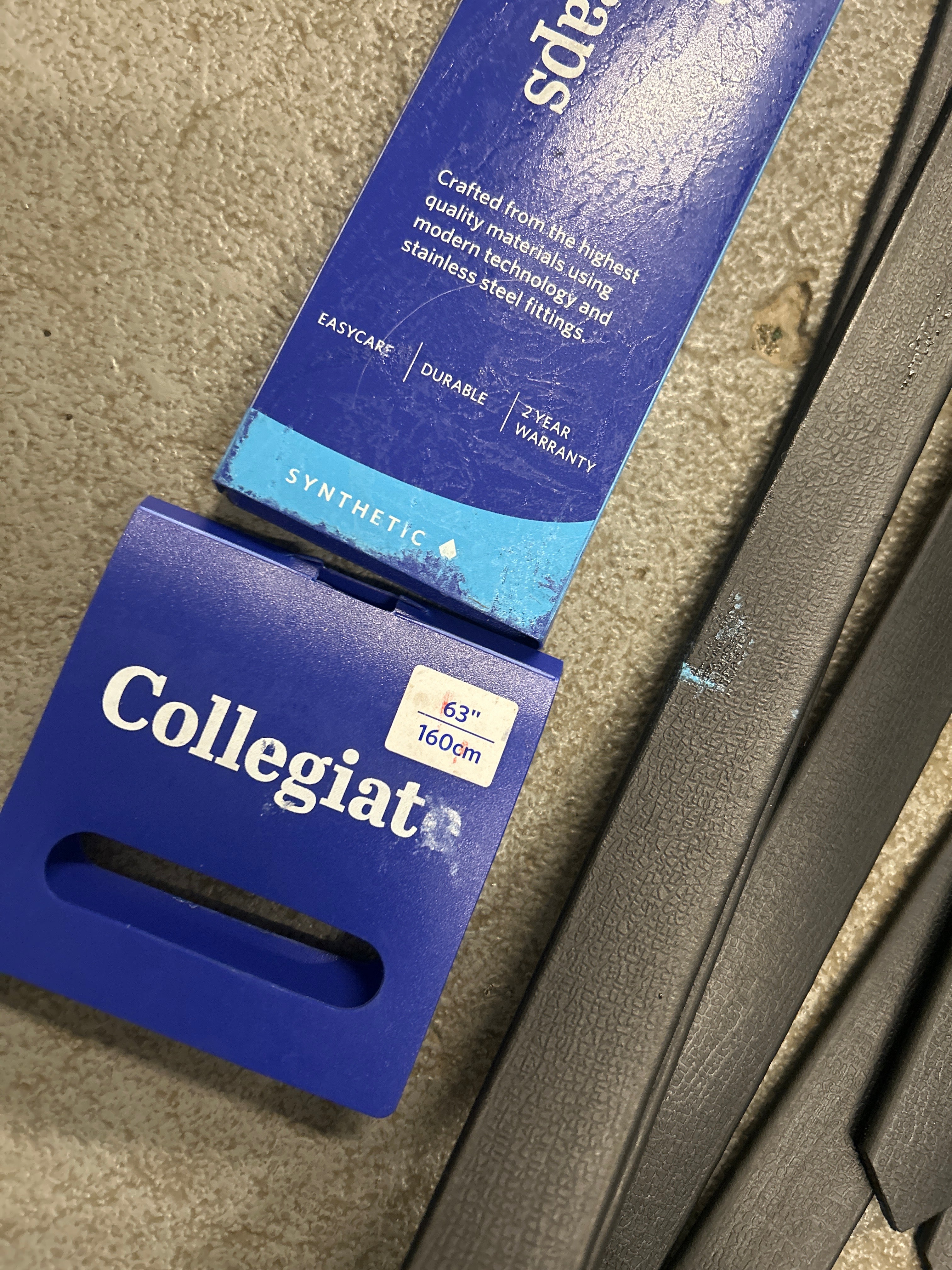 Collegiate Easy Care Synthetic Stirrup Leathers-English Stirrups-Consignment-Evolution Equestrian Co.