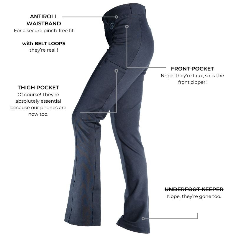 Ride Proud Compass Bootcut Tights - Medium