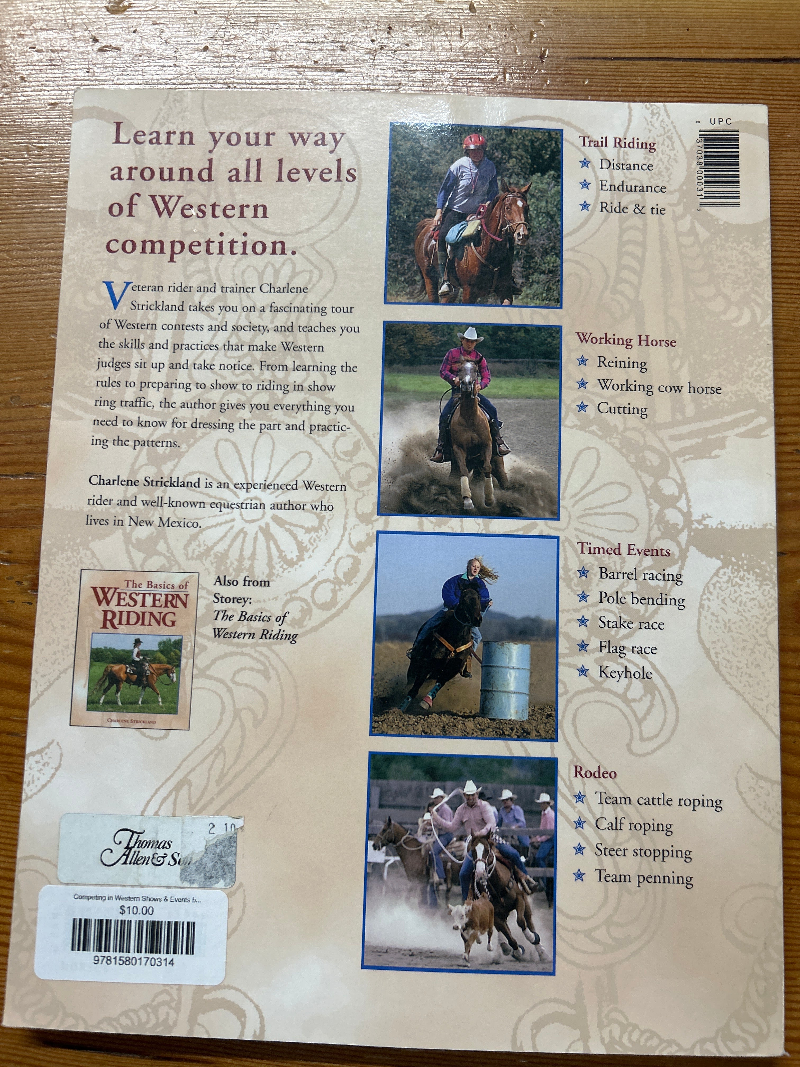 Competing in Western Shows & Events by Charlene Strickland-Book-Consignment-Evolution Equestrian Co.