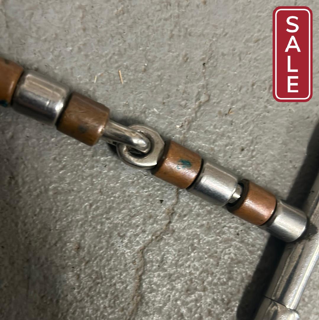 Copper Roller Dee Ring Snaffle 5"-Bits-Consignment-Evolution Equestrian Co.