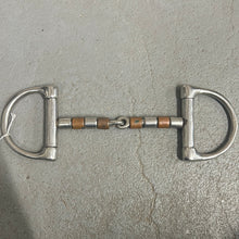 Load image into Gallery viewer, Copper Roller Dee Ring Snaffle 5&quot;-Bits-Consignment-Evolution Equestrian Co.

