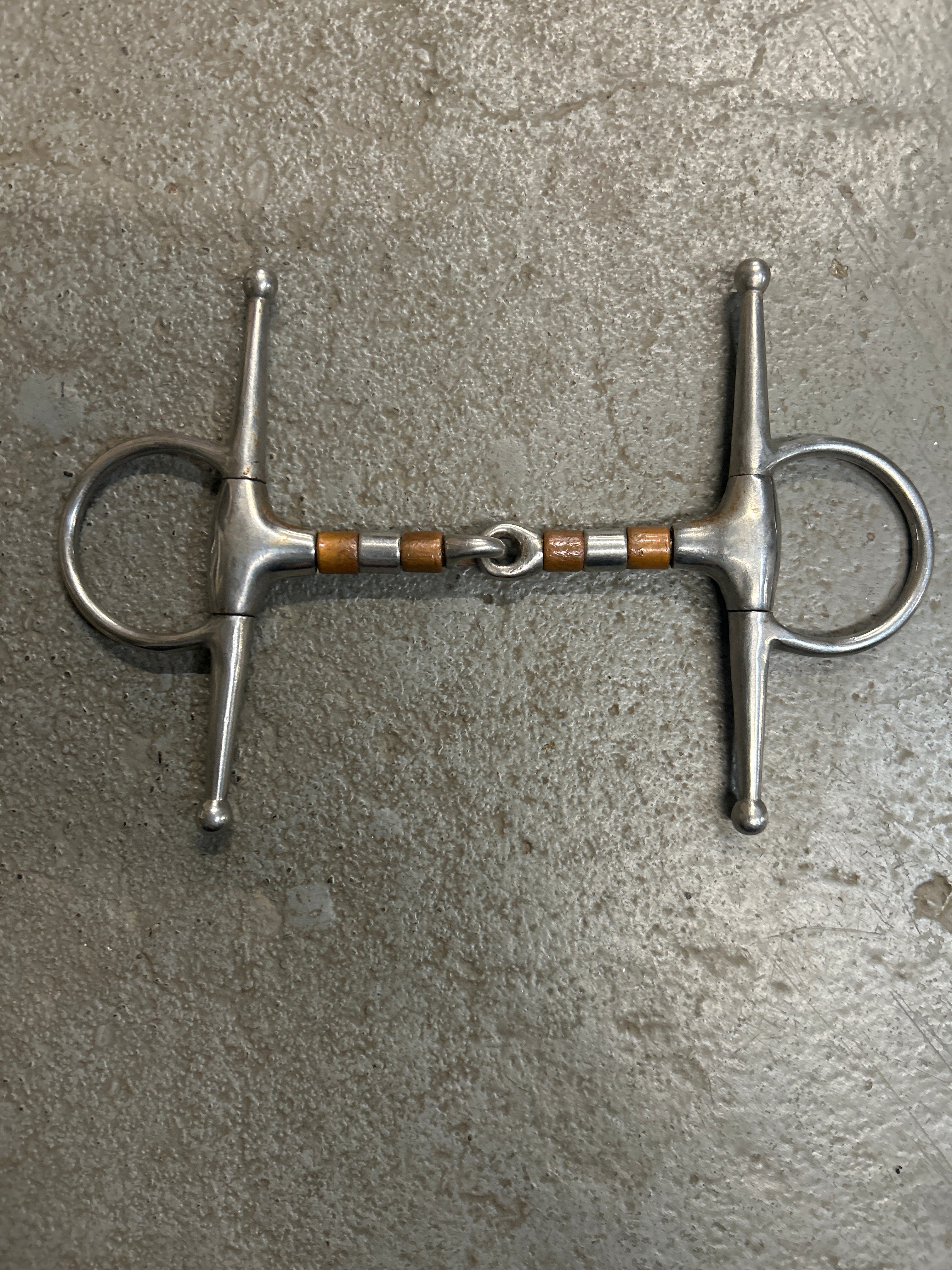 Copper Roller Full Cheek Snaffle 5.25"-Bit-Consignment-Evolution Equestrian Co.
