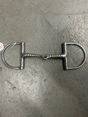 Corkscrew Dee Ring Snaffle 5"-Bits-Consignment-Evolution Equestrian Co.