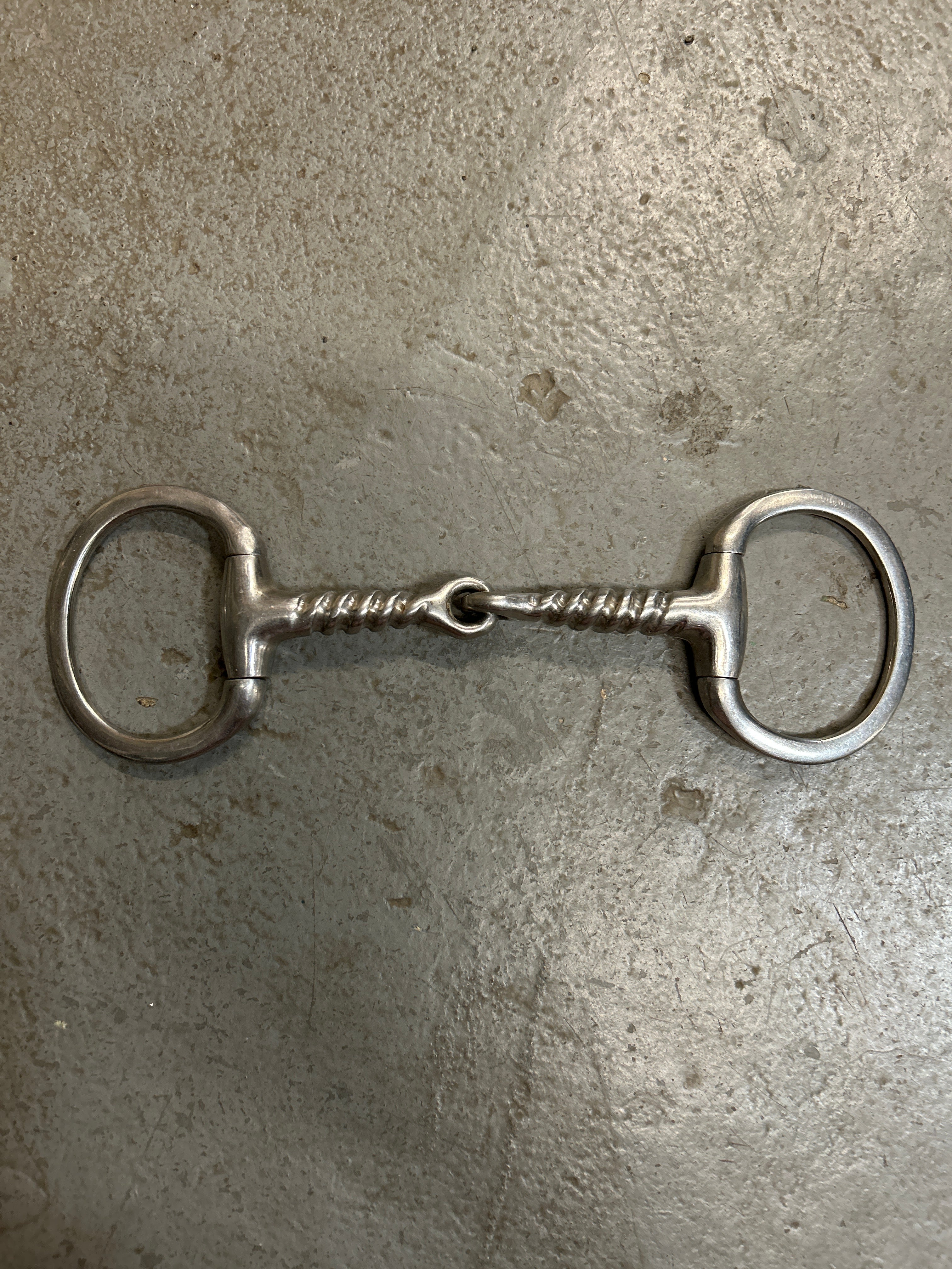 Corkscrew Eggbutt Snaffle 5"-Bit-Consignment-Evolution Equestrian Co.