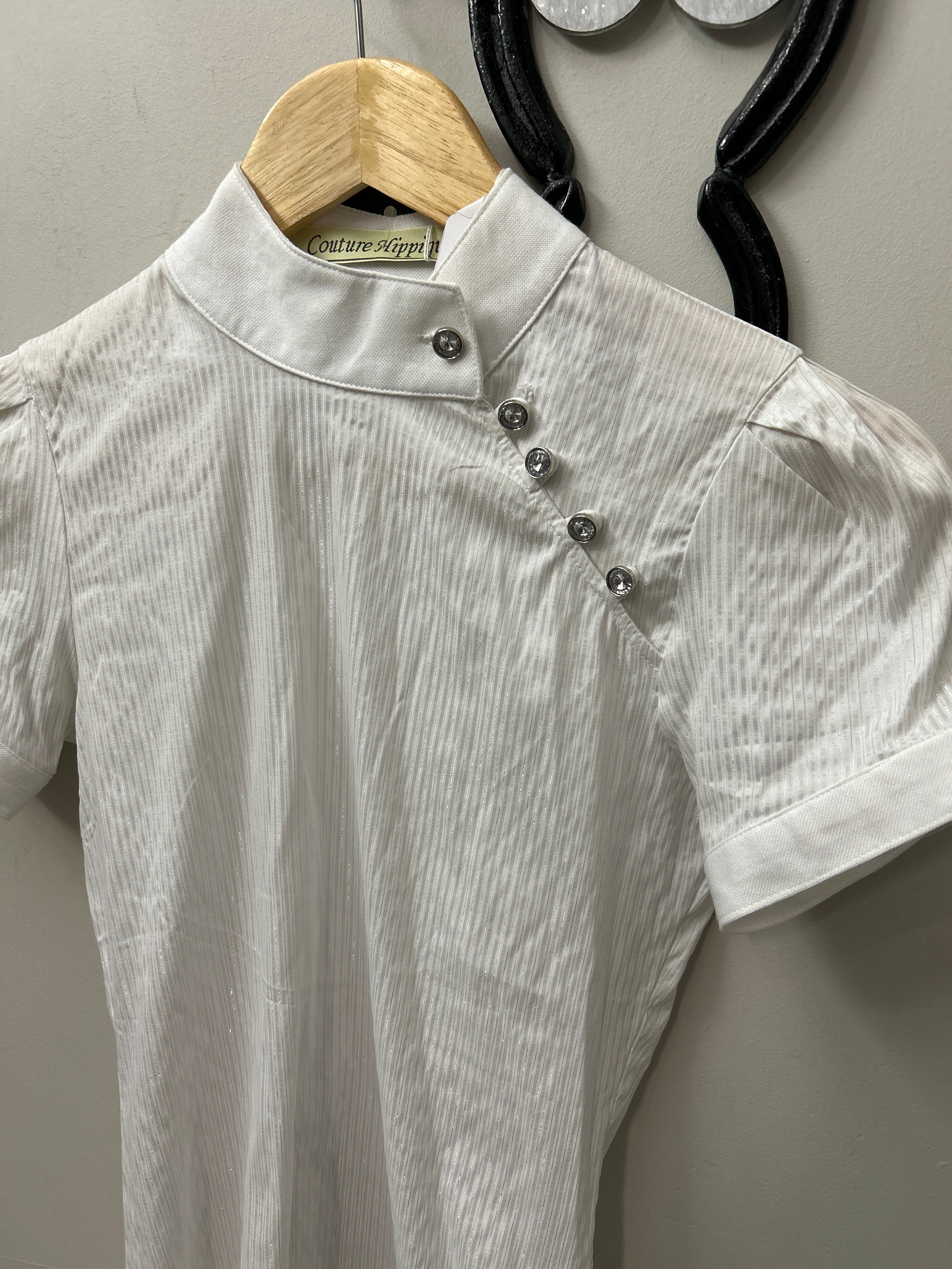 Couture Hippique Show Shirt Small-Show Shirts-Consignment-Evolution Equestrian Co.