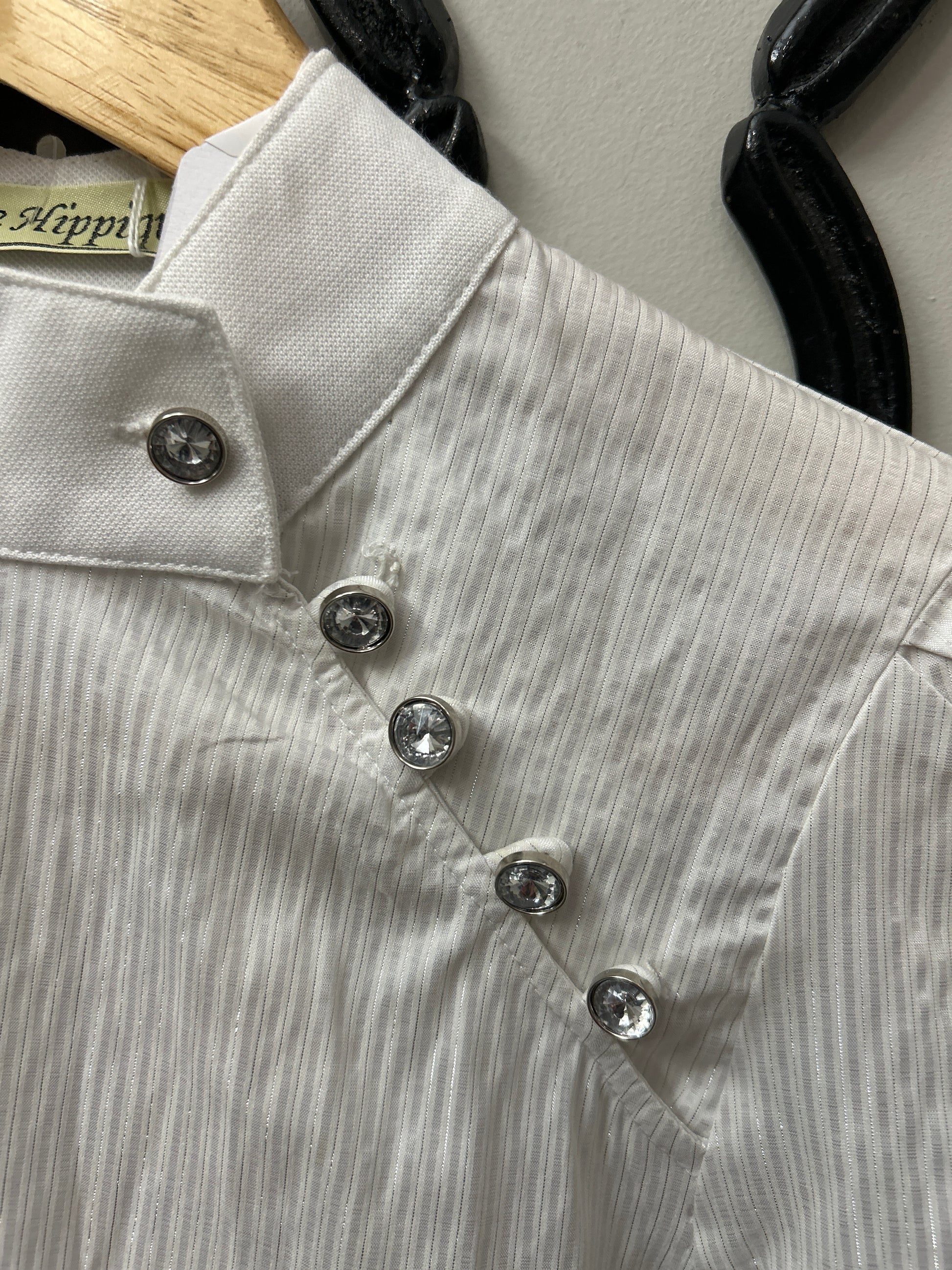 Couture Hippique Show Shirt Small-Show Shirts-Consignment-Evolution Equestrian Co.