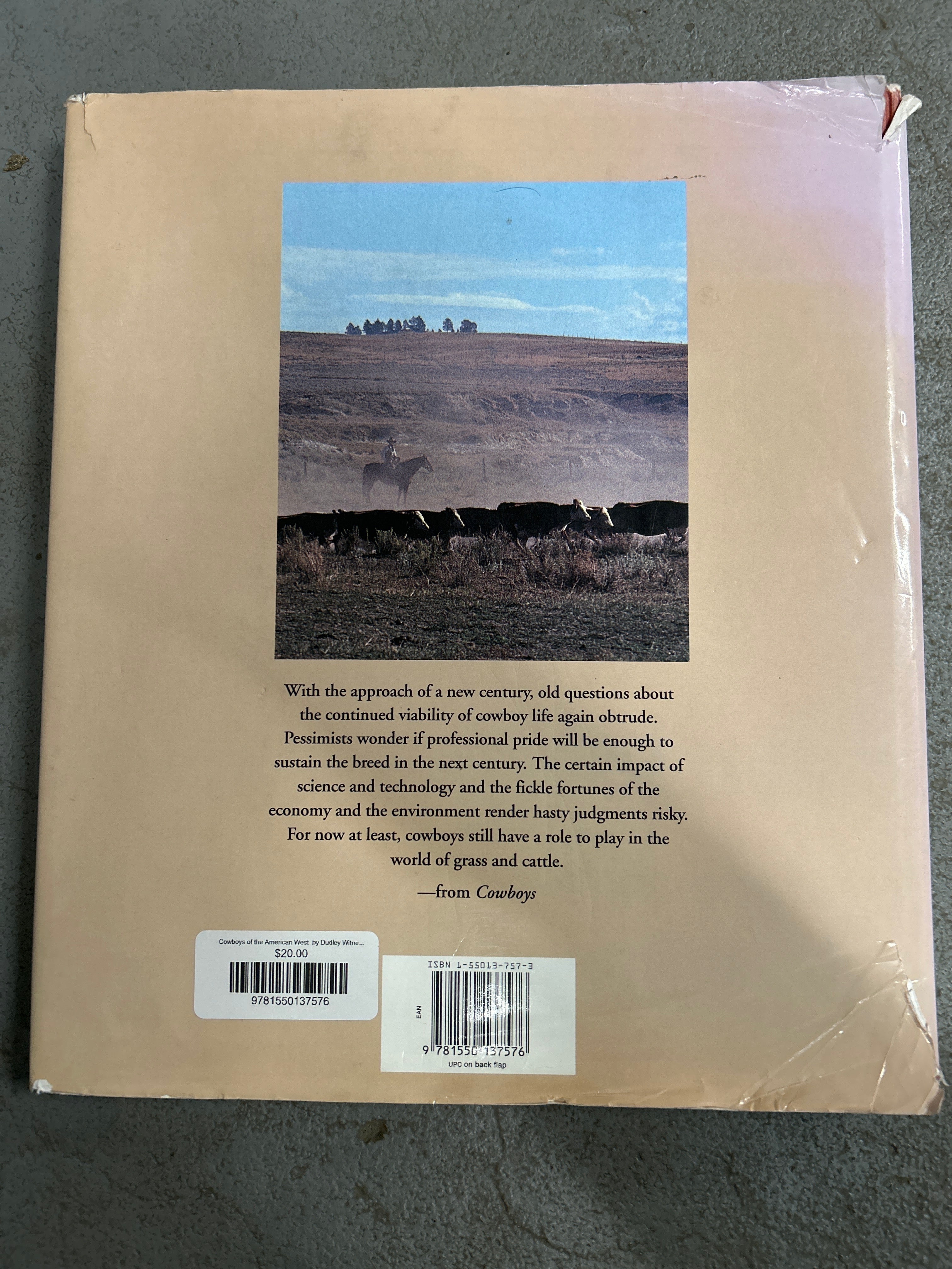 Cowboys of the American West by Dudley Witney and Byron Price-Book-Evolution Equestrian Co.-Evolution Equestrian Co.