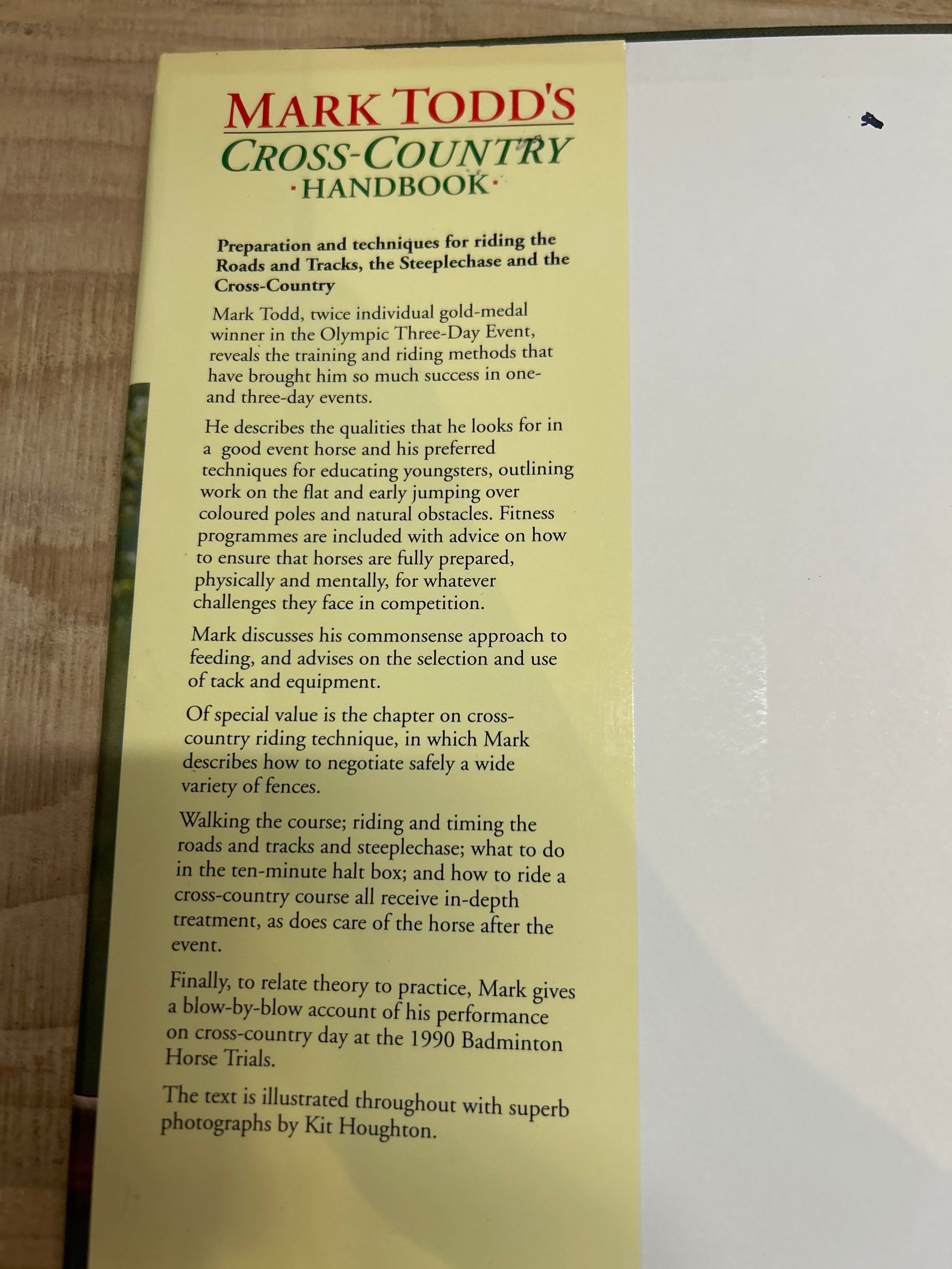 Cross-Country Handbook by Mark Todd-Book-Consignment-Evolution Equestrian Co.