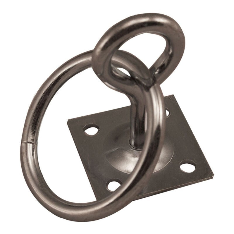 Cross Tie Plate with Ring-Hardware-Can Pro Equestrian Supply-Evolution Equestrian Co.