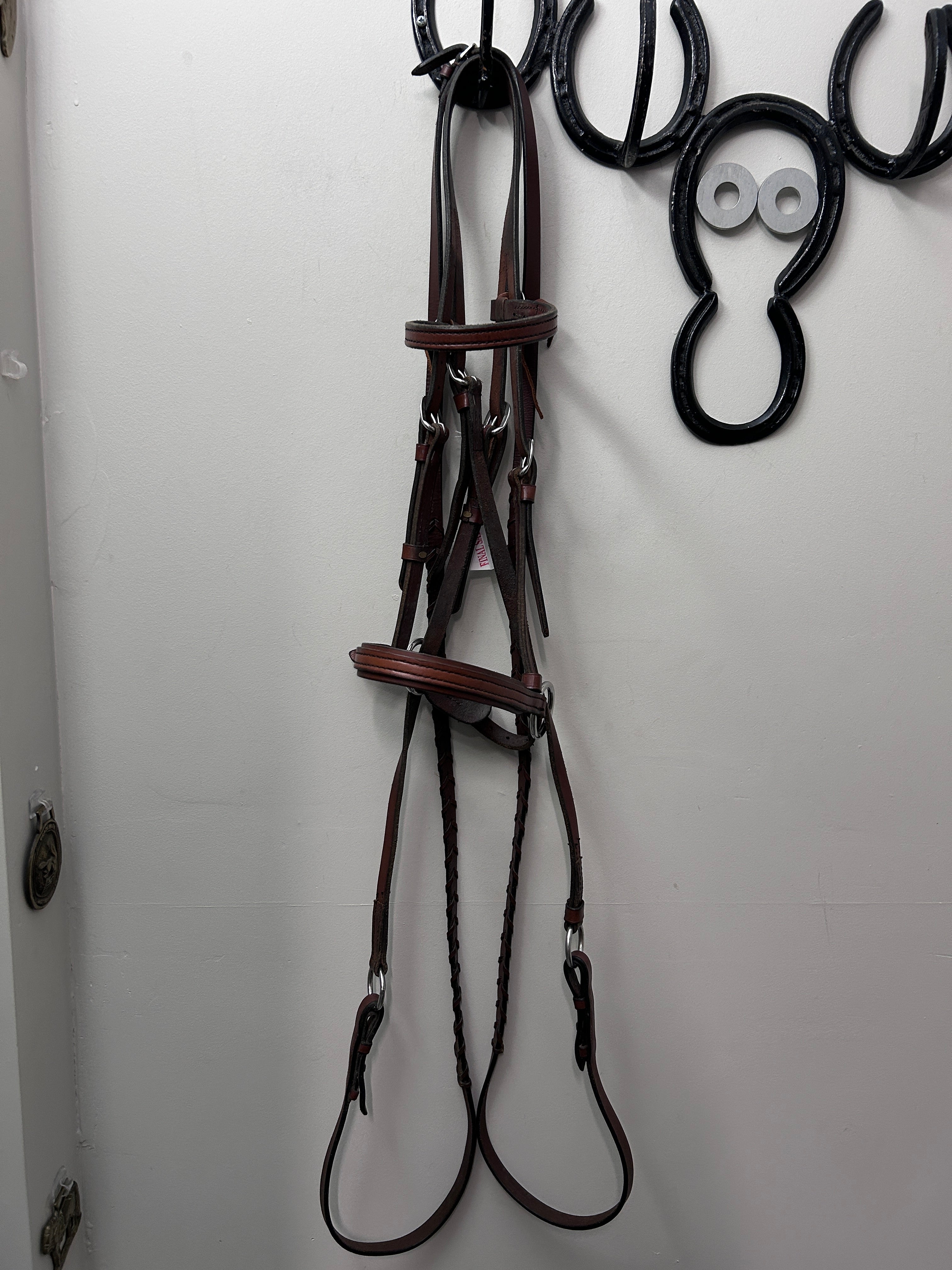 Cross Under Bitless Bridle with Conchos-Bridle-Consignment-Evolution Equestrian Co.