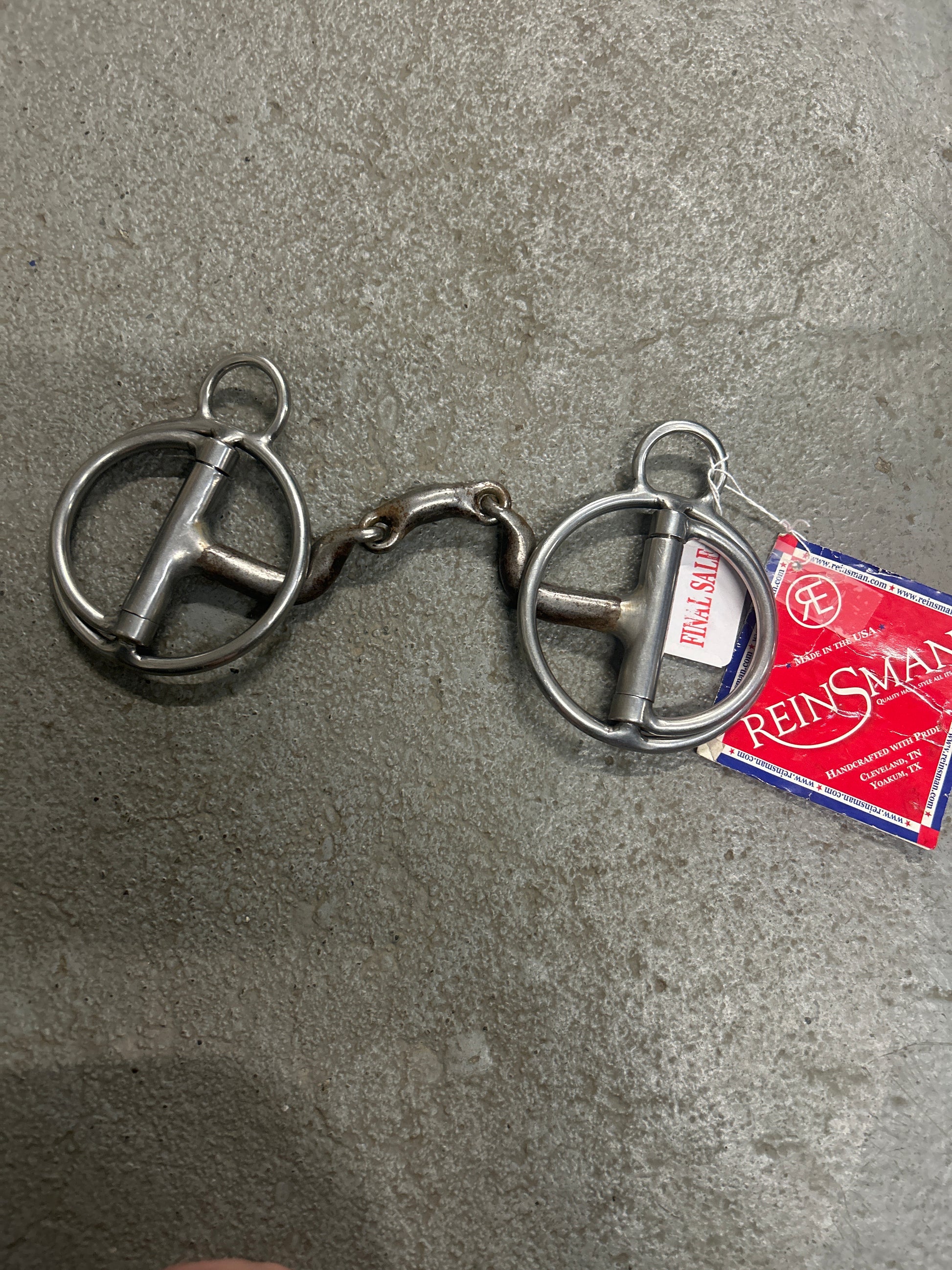 Custom Reinsman Rocking S Snaffle 6"-Bit-Consignment-Evolution Equestrian Co.