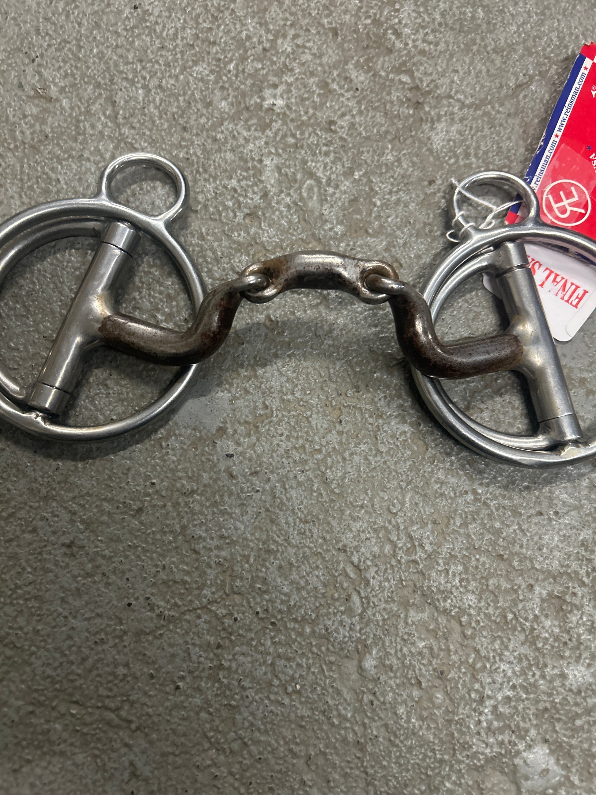 Custom Reinsman Rocking S Snaffle 6"-Bit-Consignment-Evolution Equestrian Co.