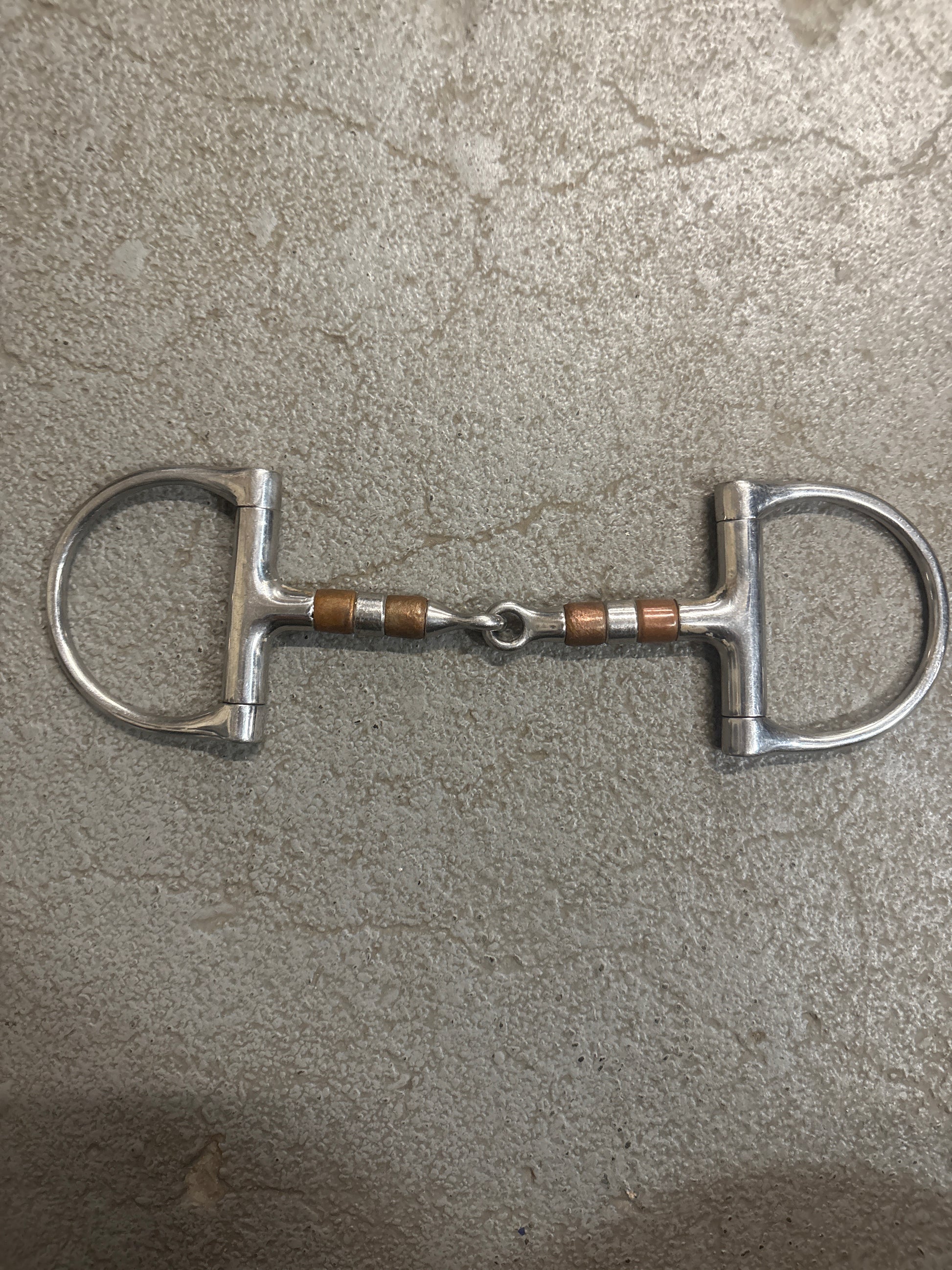 D Ring Copper Roller Snaffle 4-3/4"-Bit-Consignment-Evolution Equestrian Co.
