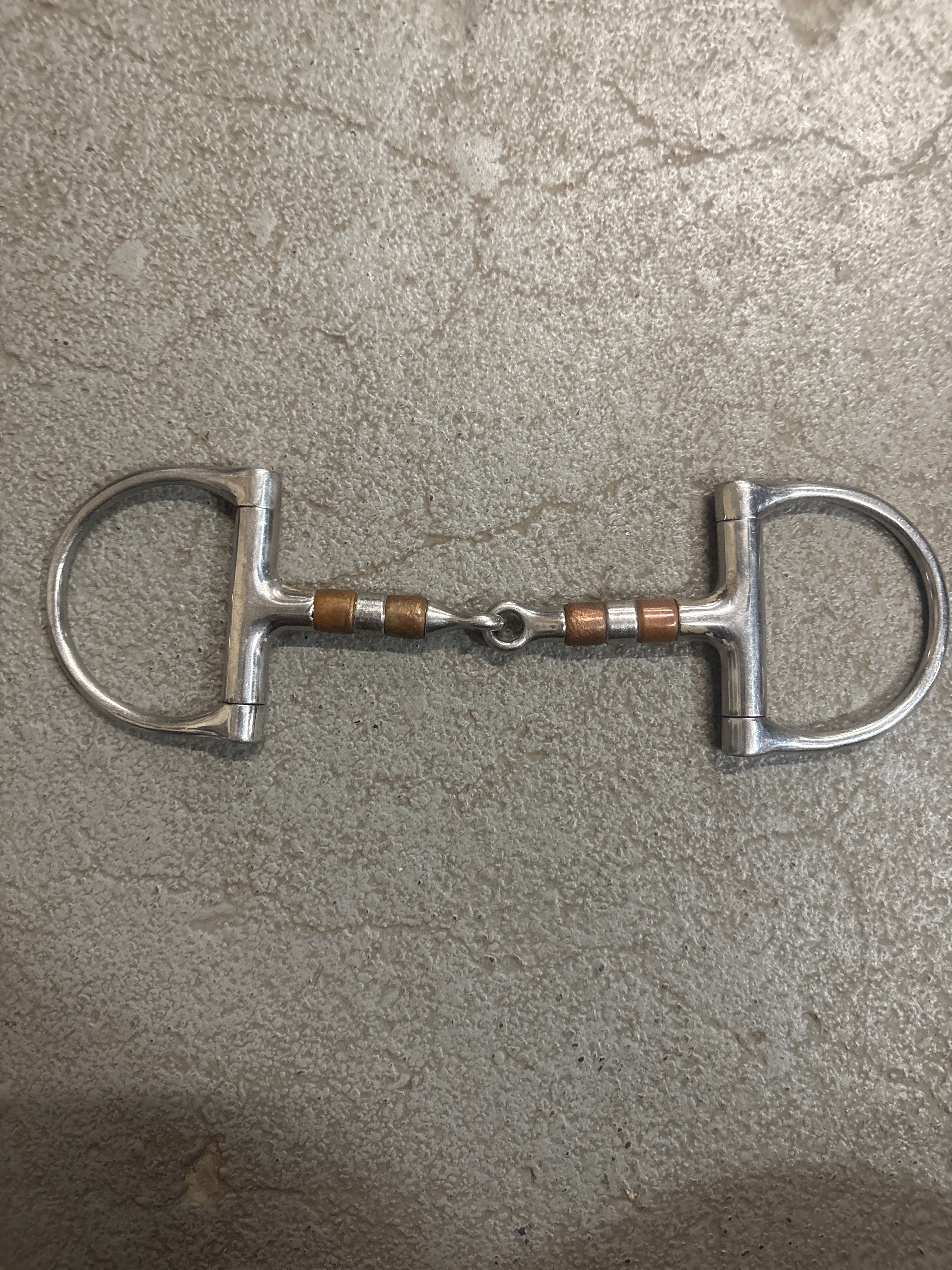 D Ring Copper Roller Snaffle 4-3/4"-Bit-Consignment-Evolution Equestrian Co.