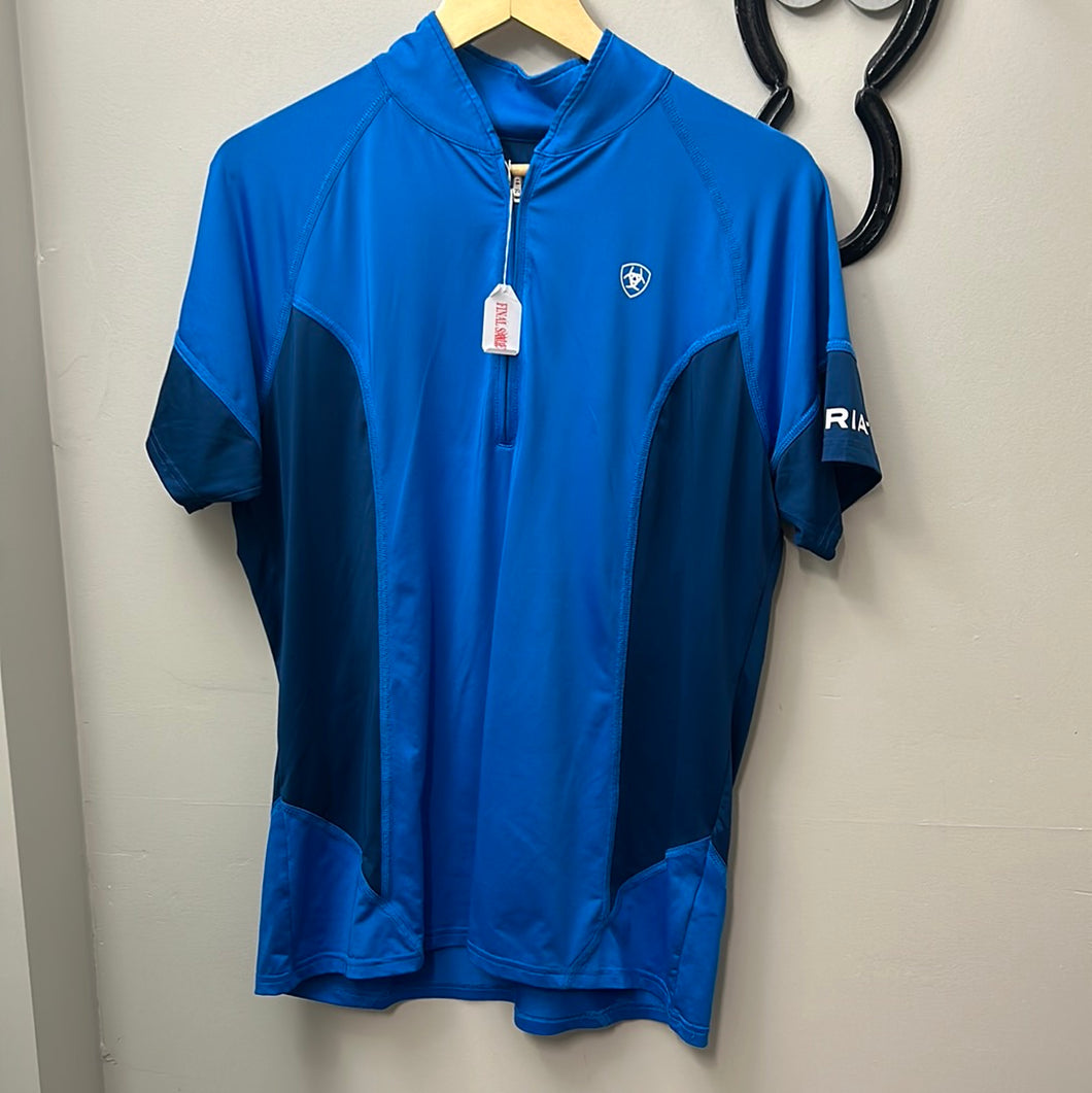 Ariat Tek Blue Short Sleeve Shirt XLarge
