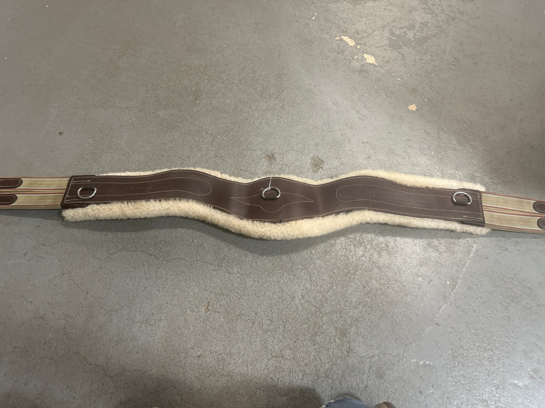 Santa Cruz Anatomic Girth with Removable Sheepskin 50
