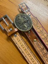 Load image into Gallery viewer, JB Hand Stamped Belt
