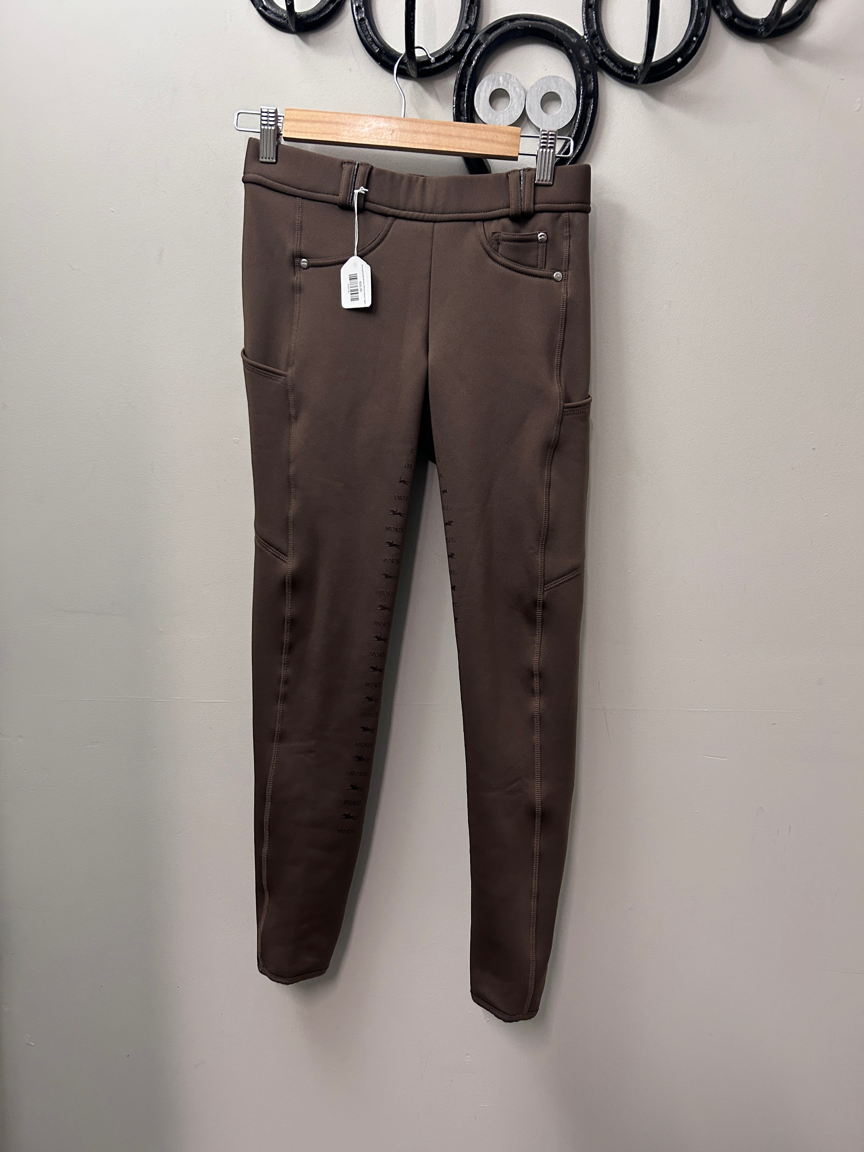 Schockemohle Brown Winter Riding Tights 24