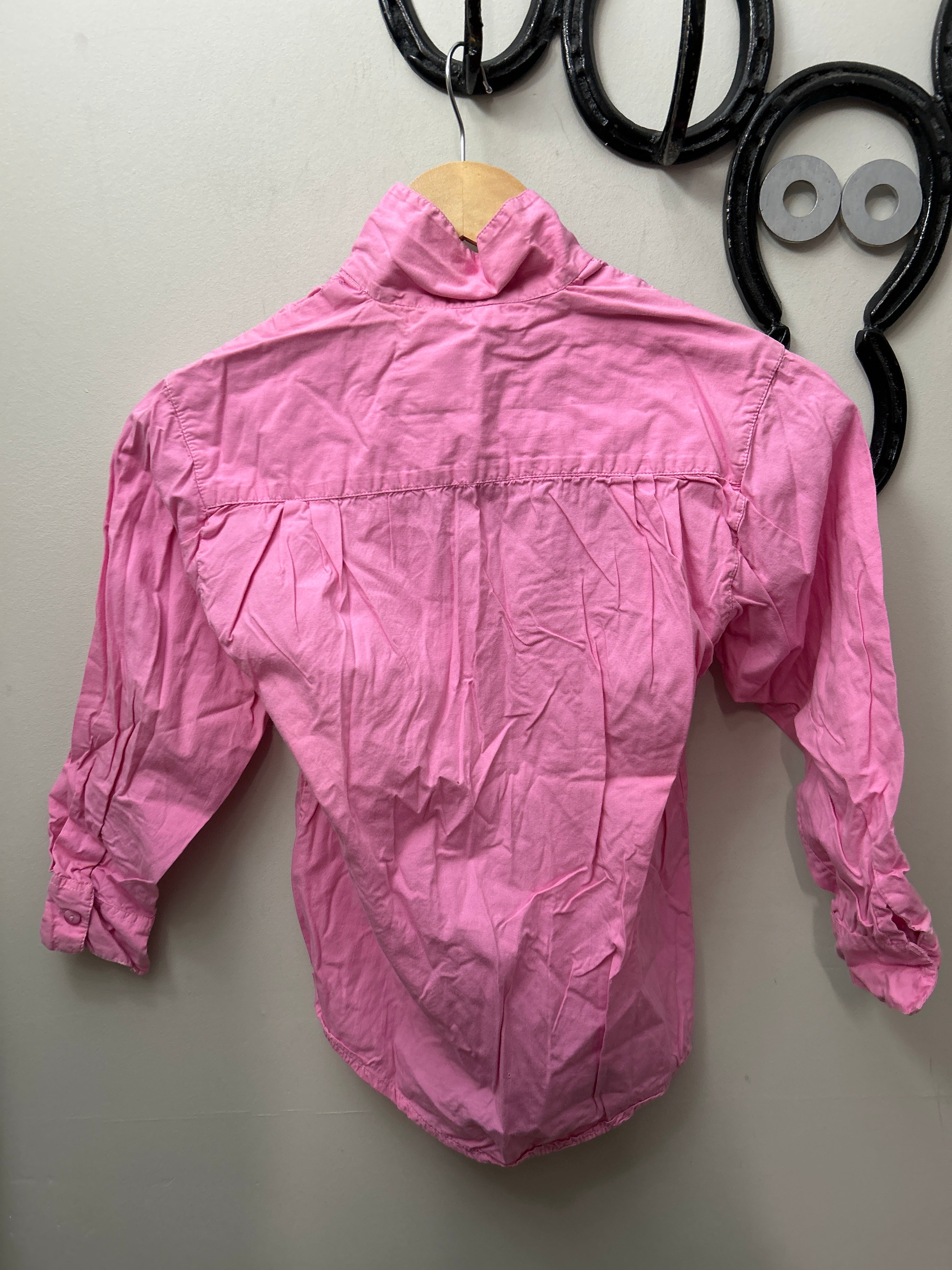 Pier Connection Kid's Pink Button Down 8