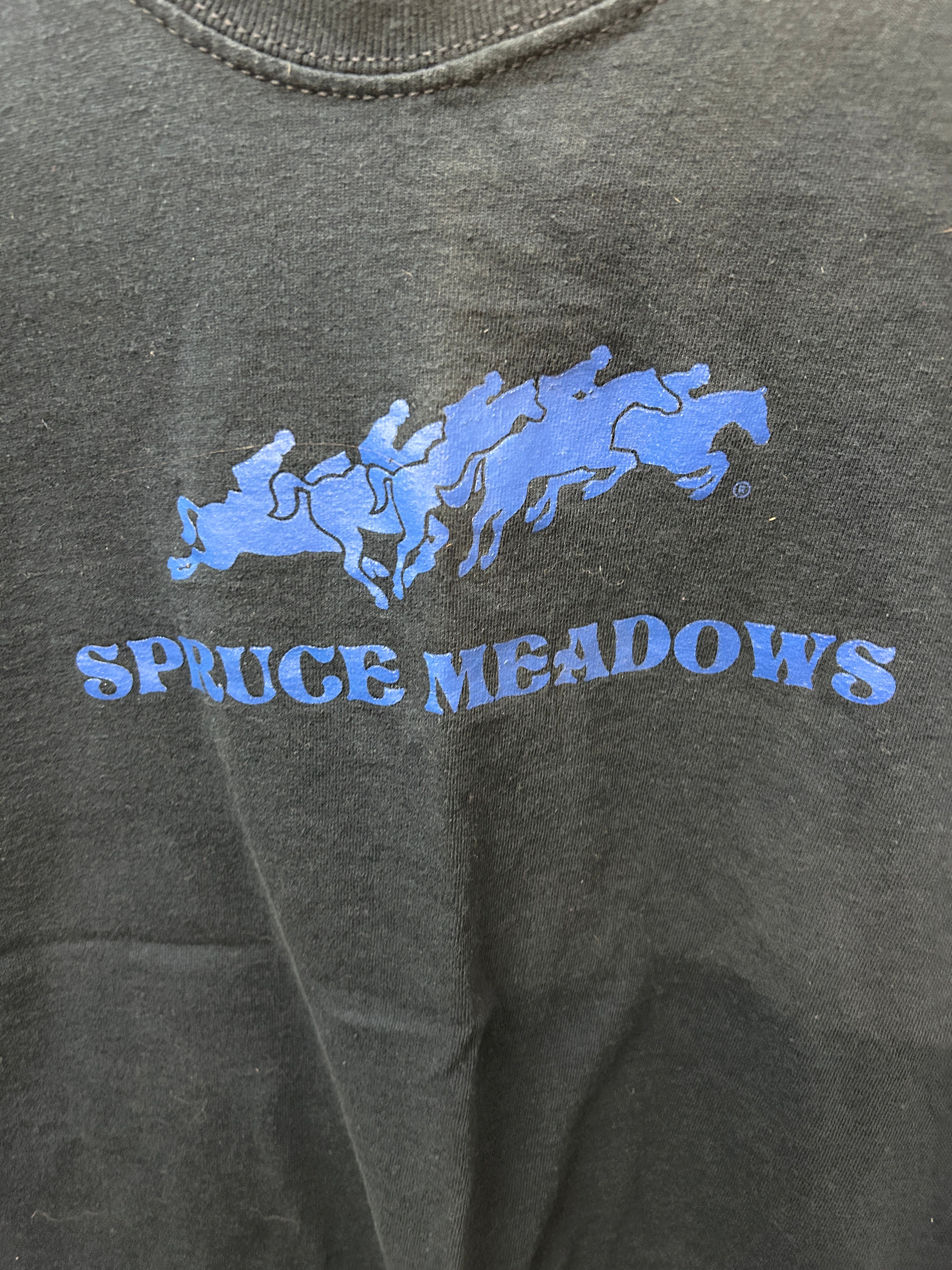 Spruce Meadows Navy Kid's T-Shirt Medium