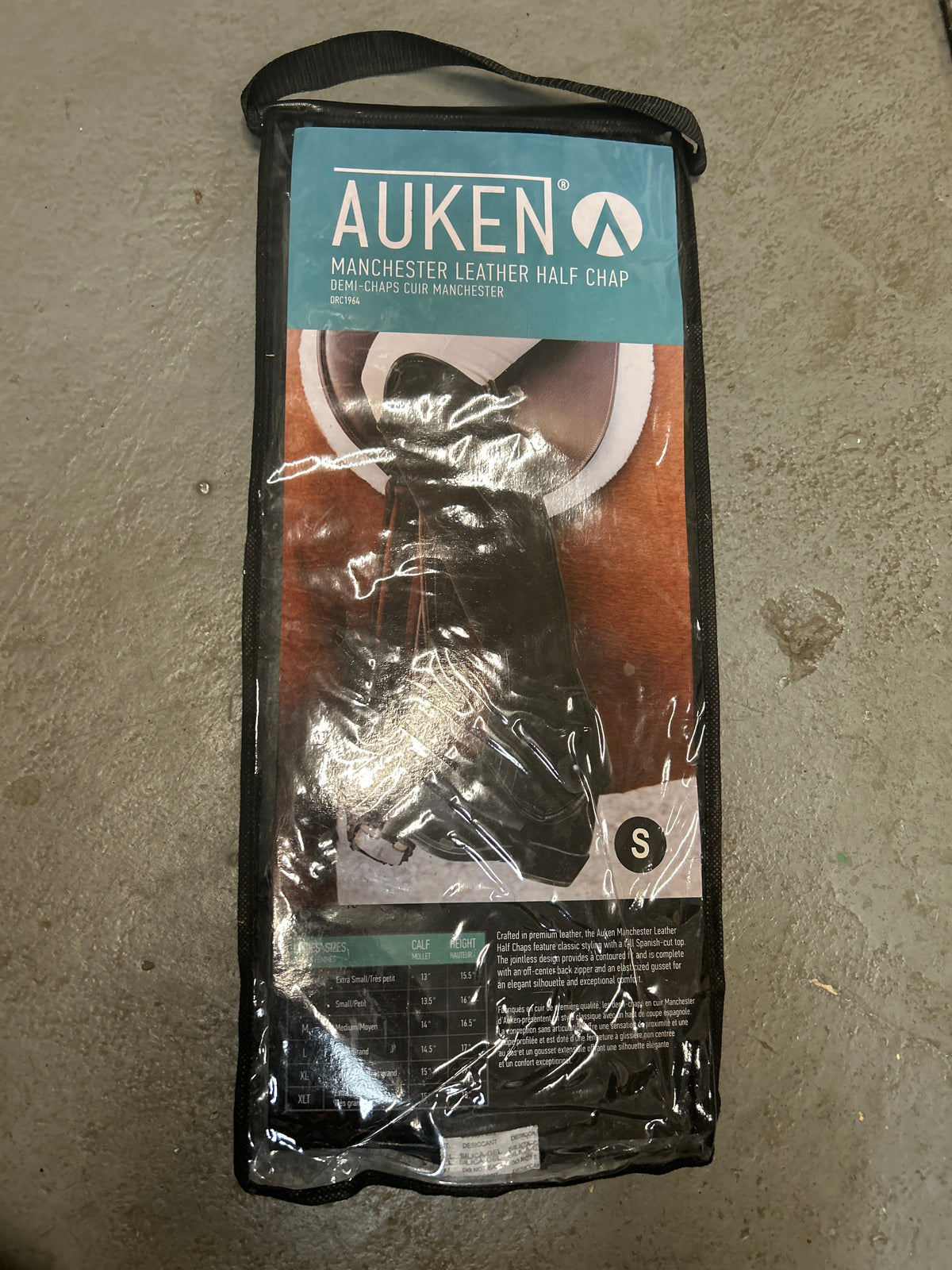 Auken Machester Leather Half Chaps Small