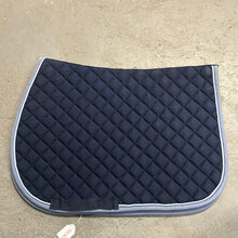 Load image into Gallery viewer, Shedrow Navy Pony Saddle Pad
