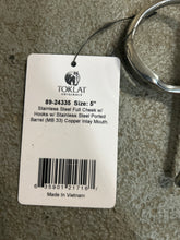 Load image into Gallery viewer, Myler Ported Barrel Full Cheek Snaffle 5&quot;
