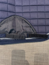 Load image into Gallery viewer, Navy Dressage Saddle Pad with Bling
