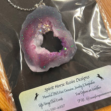 Load image into Gallery viewer, Spirit Horse Resin Geo Necklace
