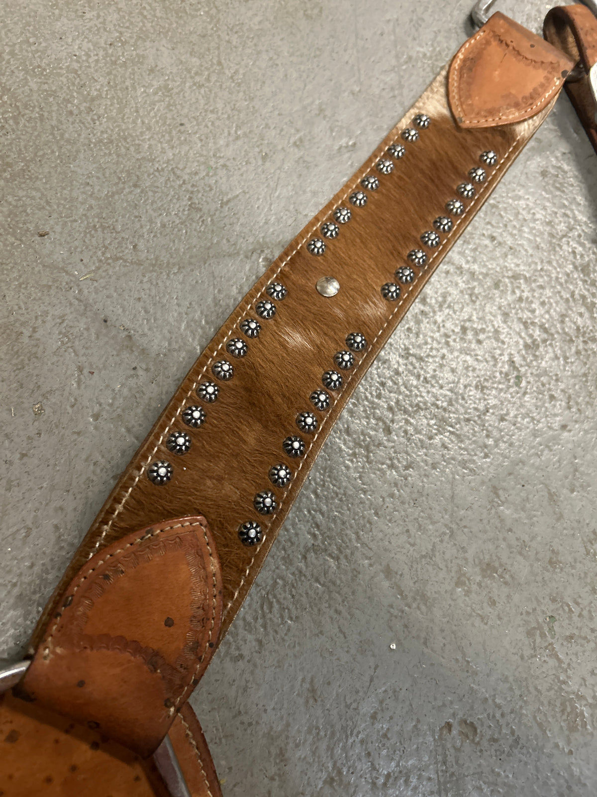 Cowhide Western Breastplate
