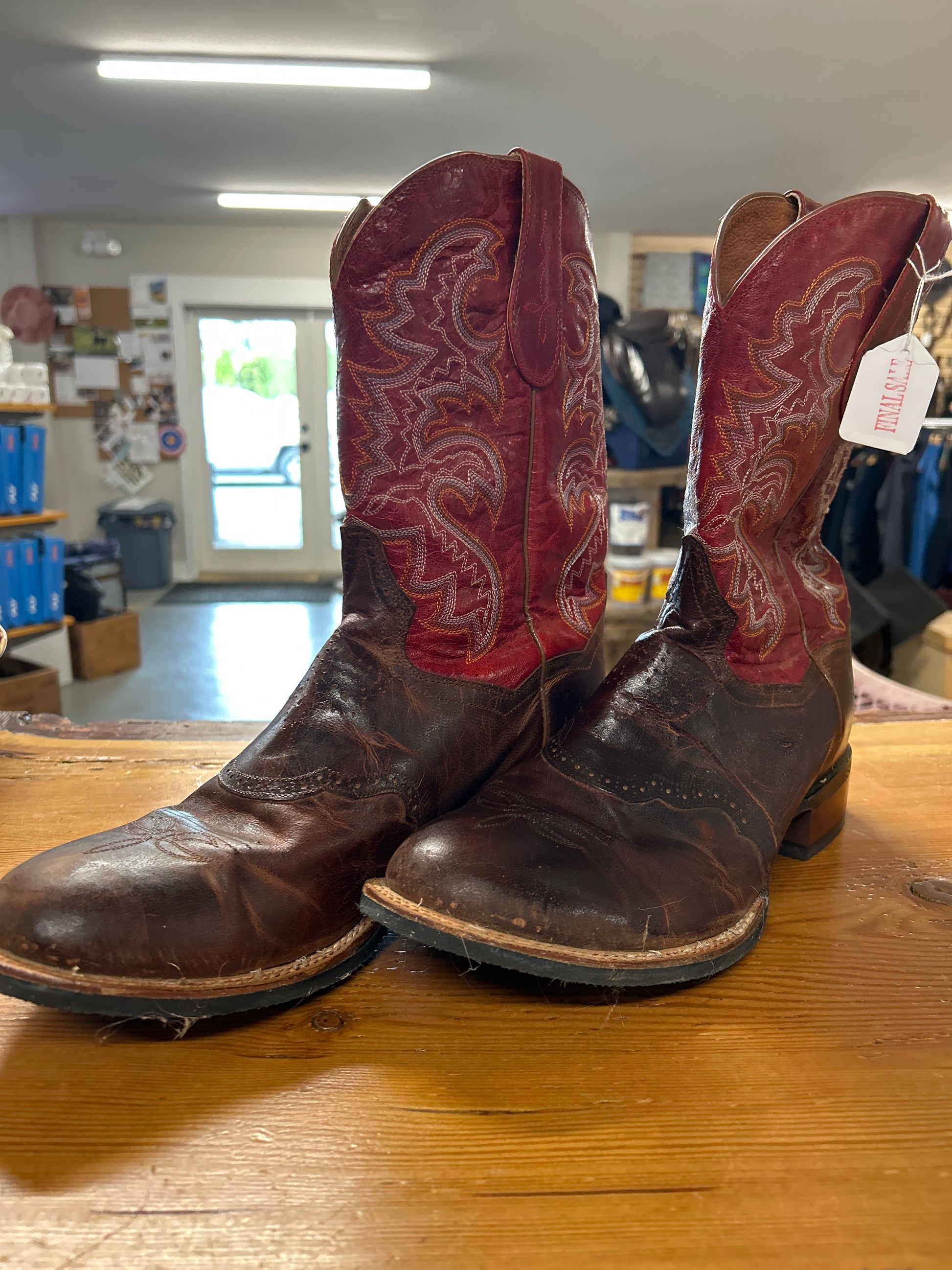 Dan Post Mens Cowboy Boot Size 11-Cowboy Boots-Consignment-Evolution Equestrian Co.