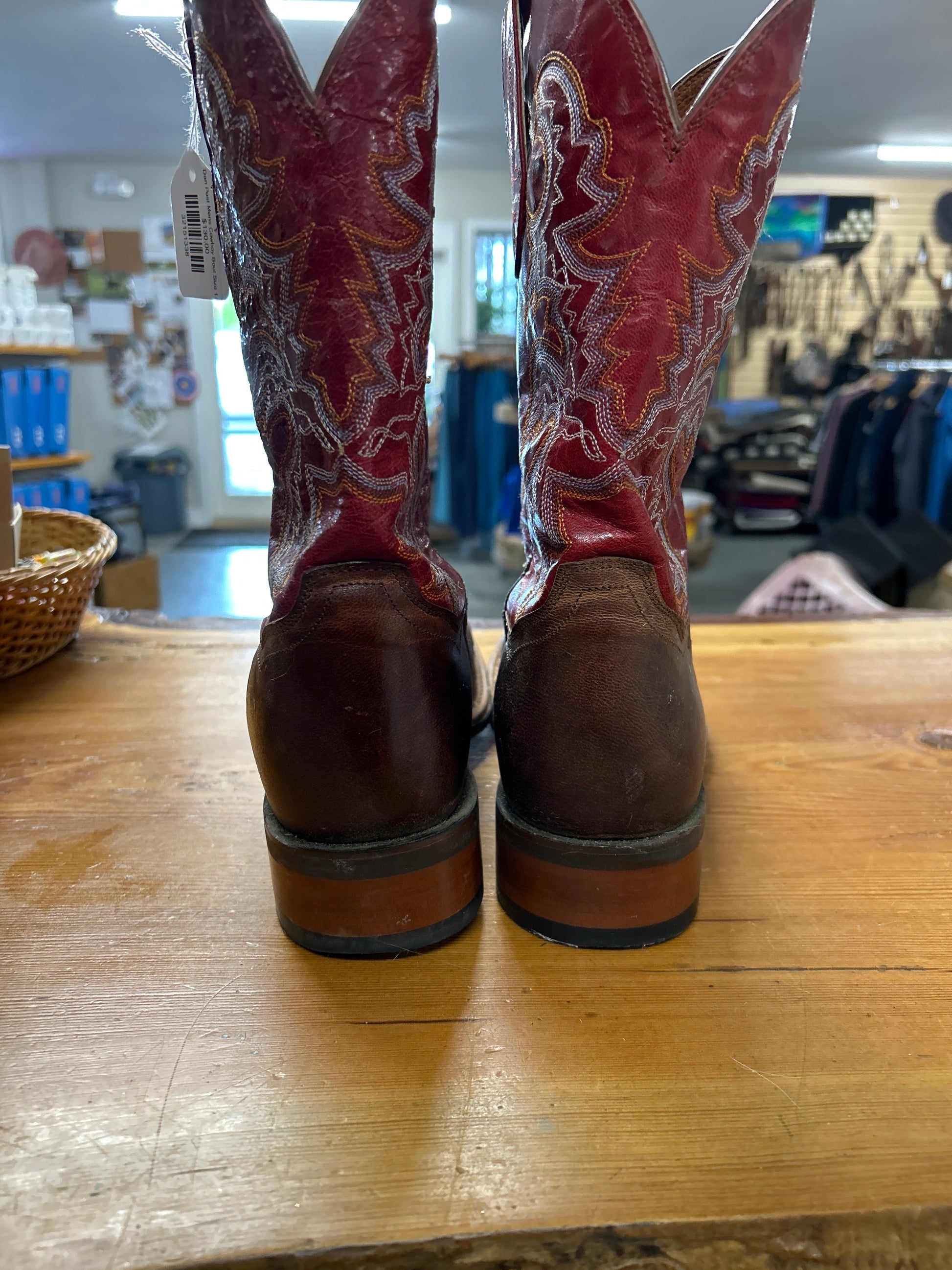 Dan Post Mens Cowboy Boot Size 11-Cowboy Boots-Consignment-Evolution Equestrian Co.