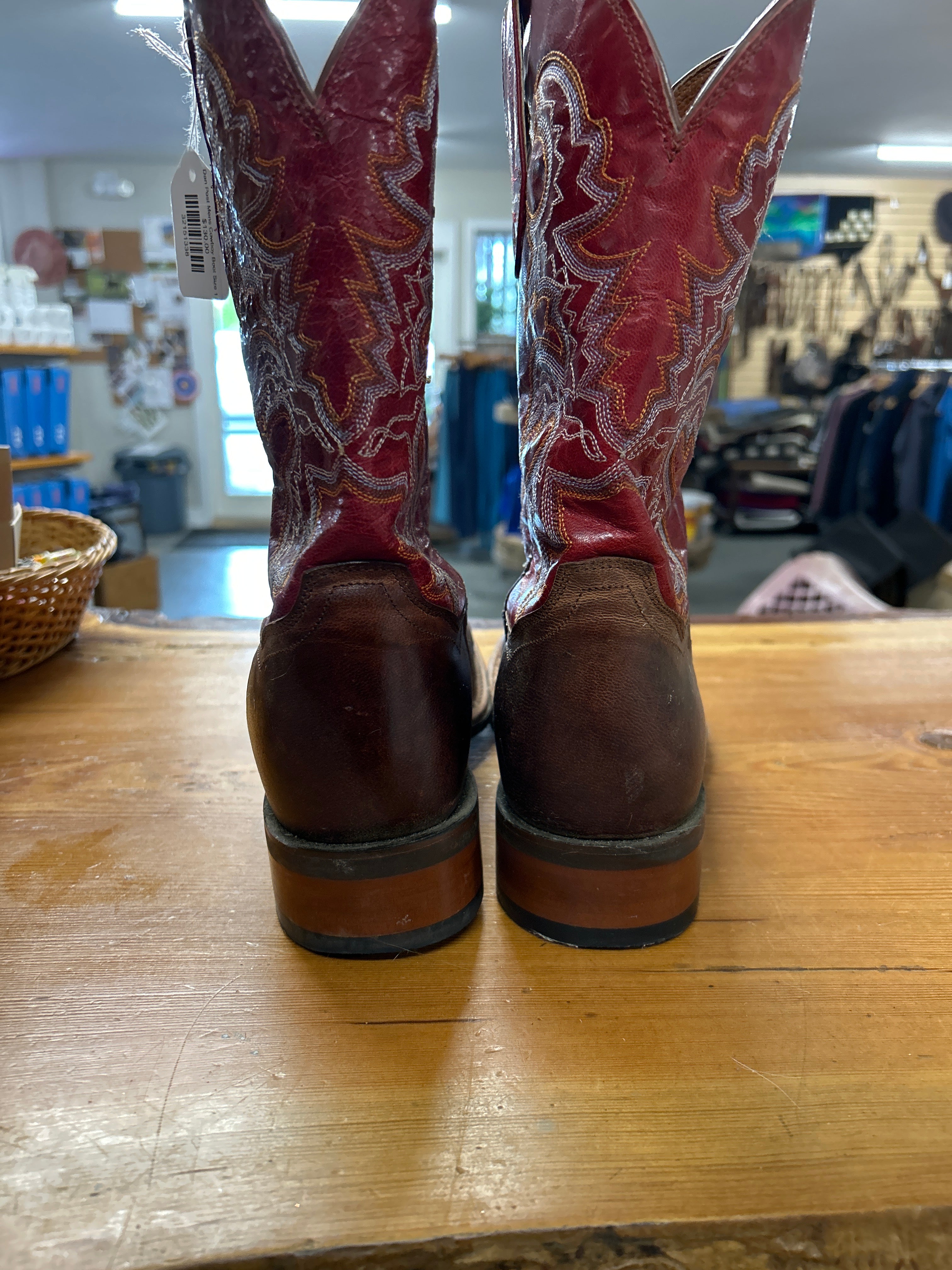 Dan Post Mens Cowboy Boot Size 11-Cowboy Boots-Consignment-Evolution Equestrian Co.