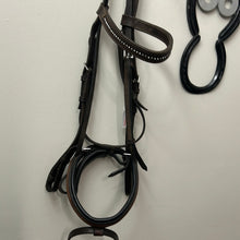 Load image into Gallery viewer, Dark Brown Dressage Schooling Bridle-Bridle-Consignment-Evolution Equestrian Co.
