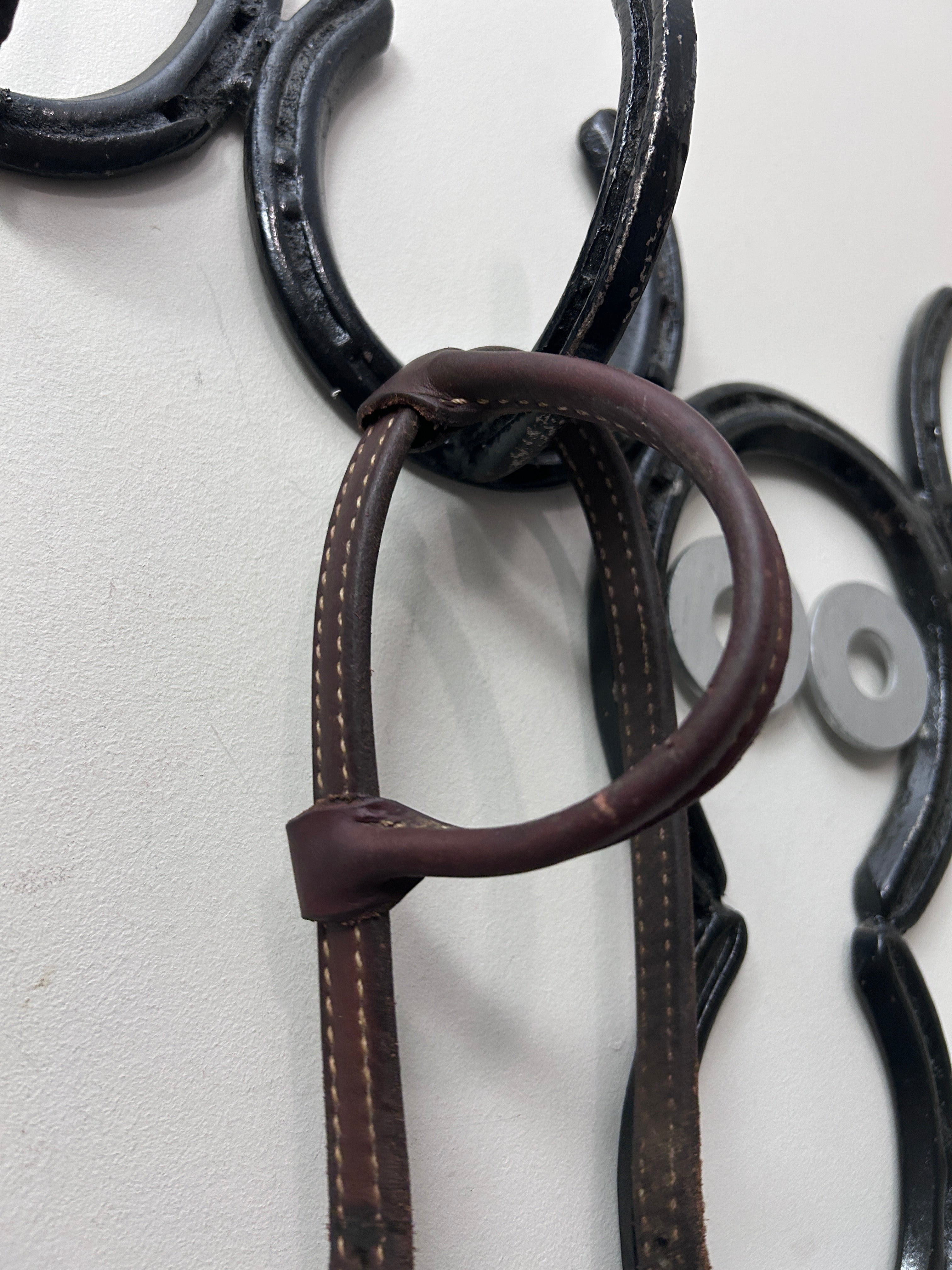 Dark Oil One Ear Headstall-Western Headstall-Consignment-Evolution Equestrian Co.