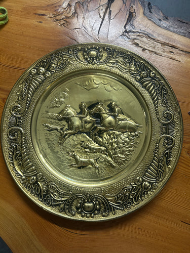 Decorative Brass Plate-Home Decor-Consignment-Evolution Equestrian Co.