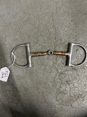 Dee Ring Snaffle with Copper Rollers 5"-Bit-Consignment-Evolution Equestrian Co.