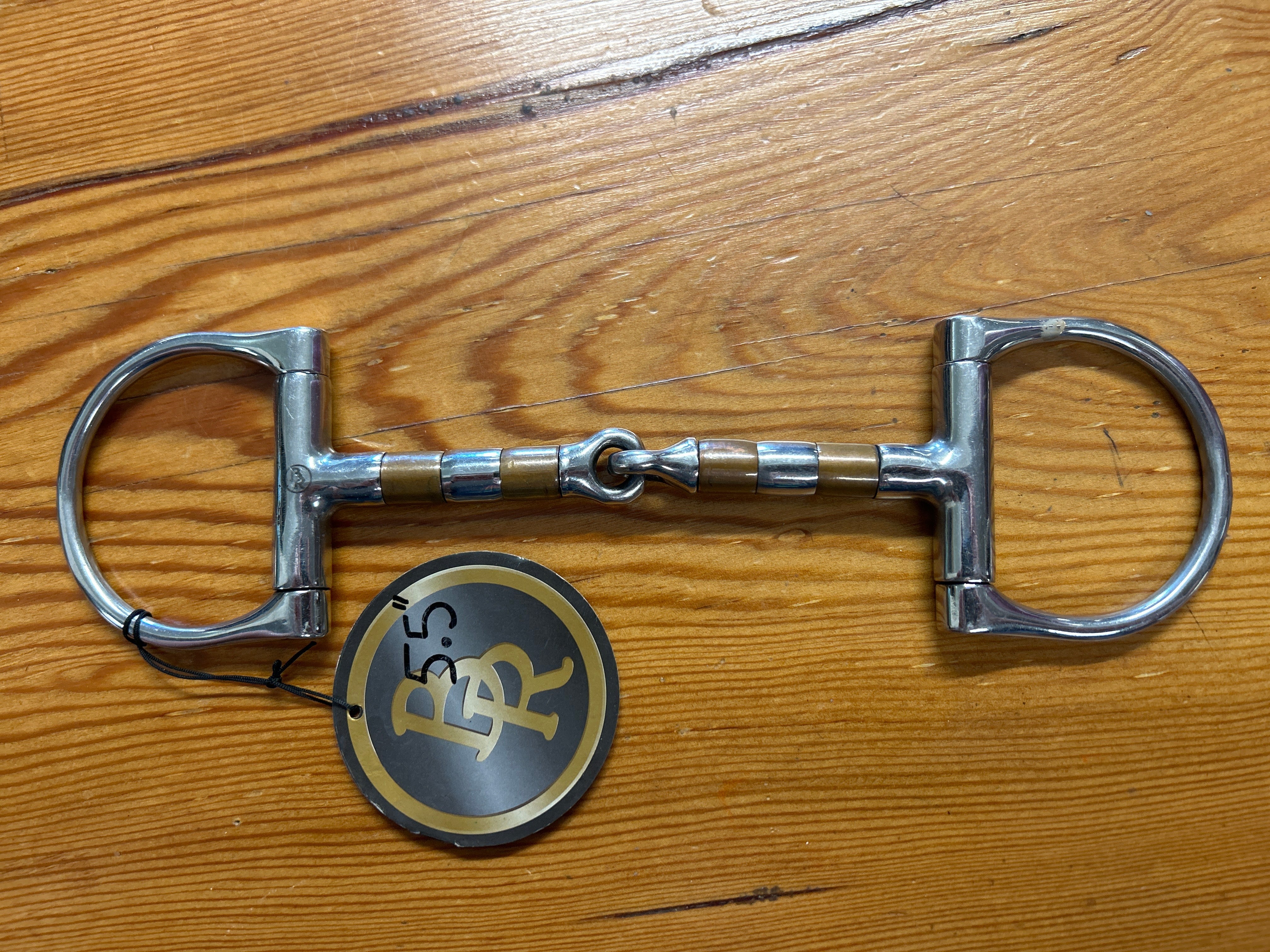 Dee Ring Snaffle with Copper Rollers 5.5”-Horse Bits-Evolution Equestrian Co.-Evolution Equestrian Co.